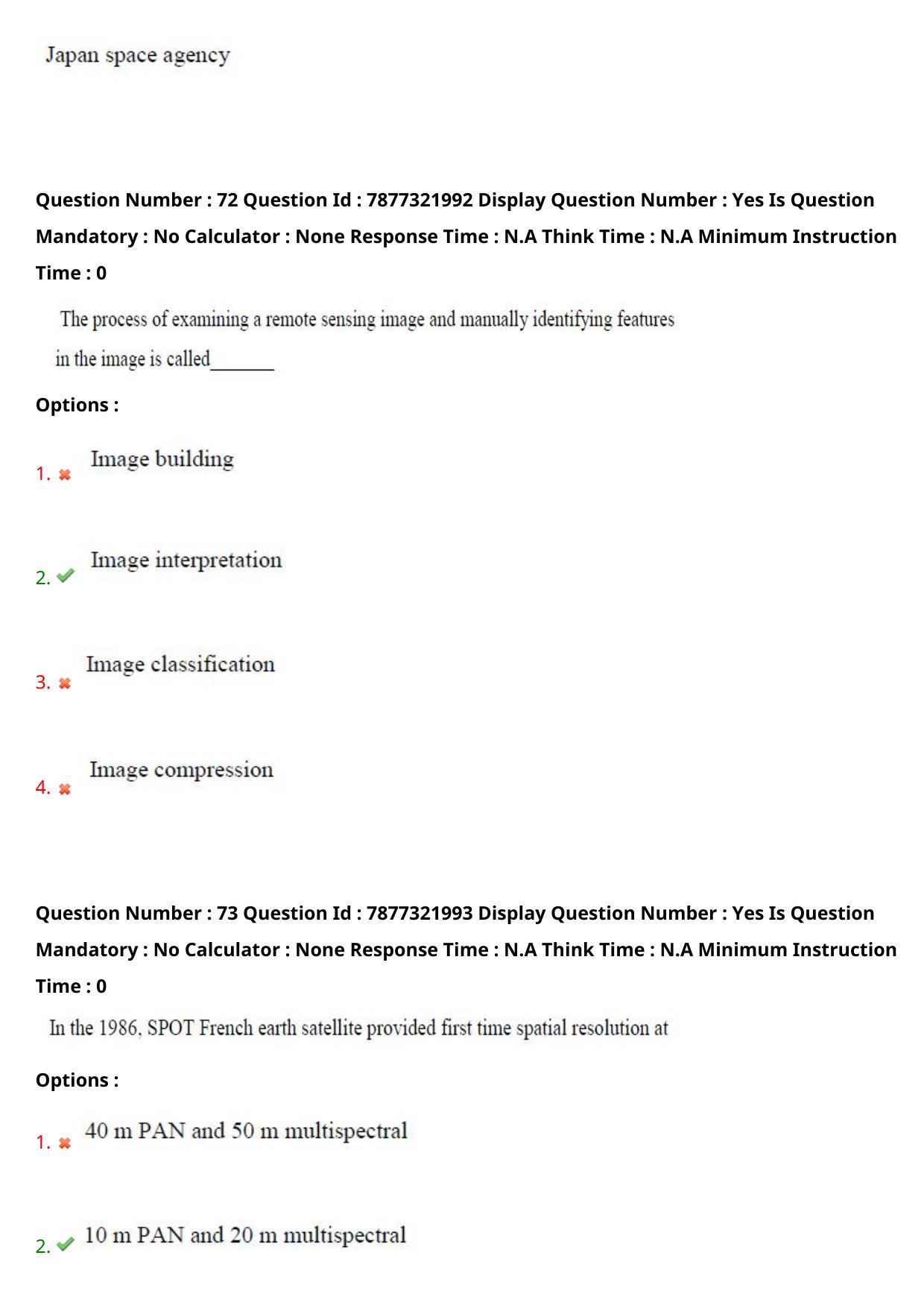 AP PGECET 2023 GG - GEO ENGINEERING & GEO INFORMATICS Question Paper with Preliminary Key - Page 43