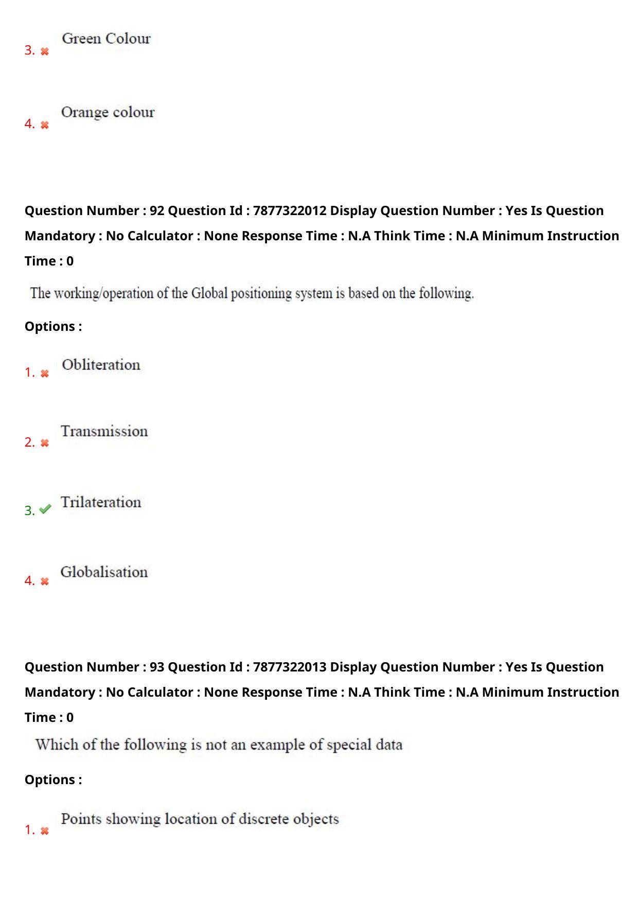 AP PGECET 2023 GG - GEO ENGINEERING & GEO INFORMATICS Question Paper with Preliminary Key - Page 54