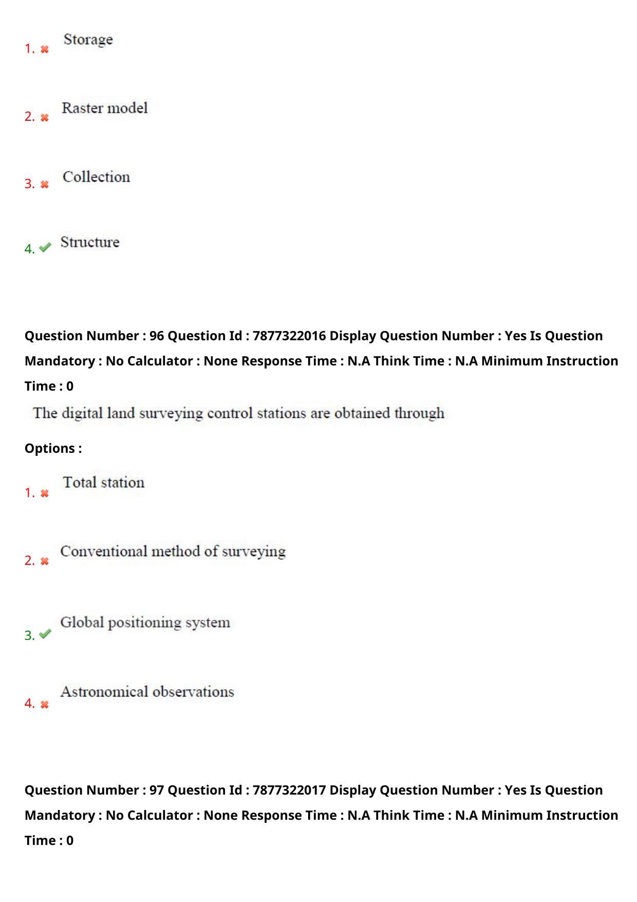AP PGECET 2023 GG - GEO ENGINEERING & GEO INFORMATICS Question Paper with Preliminary Key - Page 56