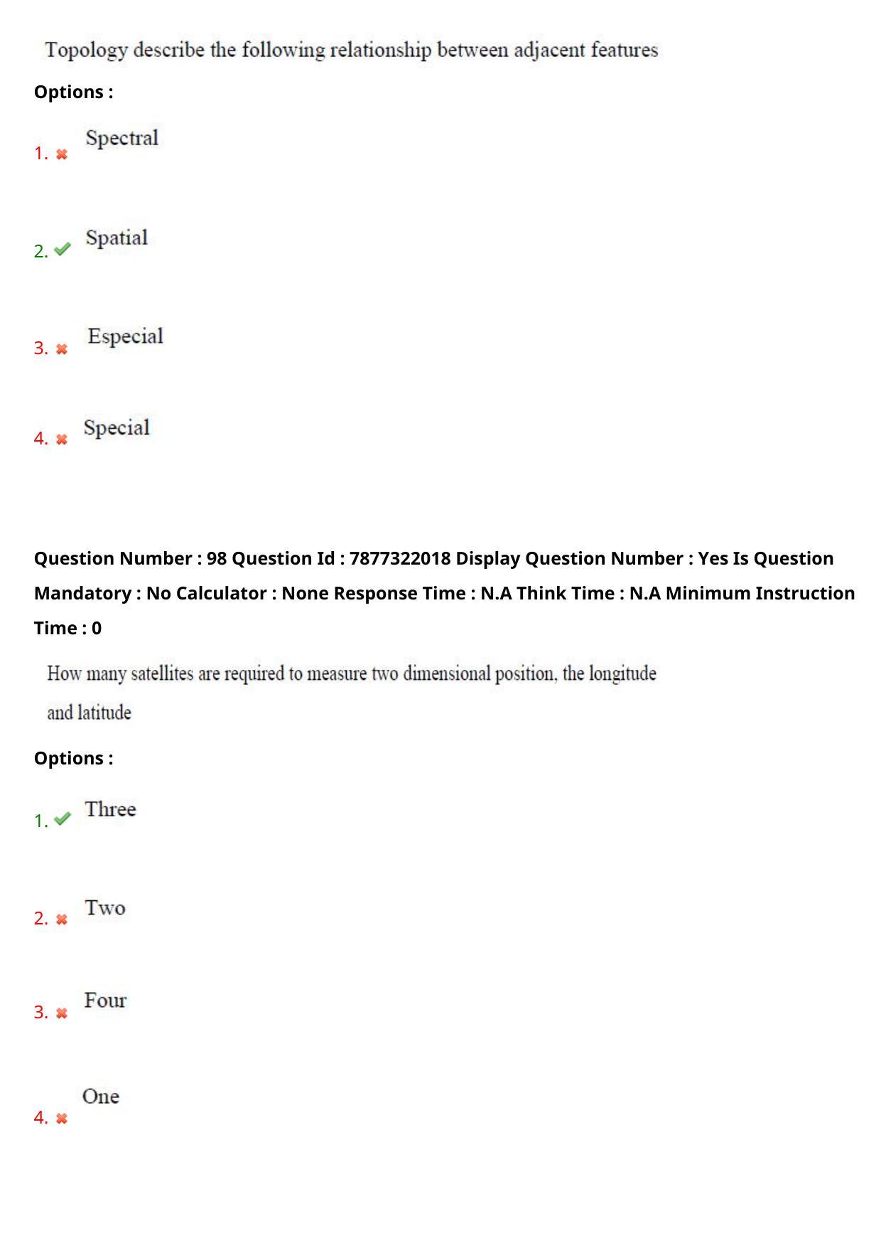AP PGECET 2023 GG - GEO ENGINEERING & GEO INFORMATICS Question Paper with Preliminary Key - Page 57