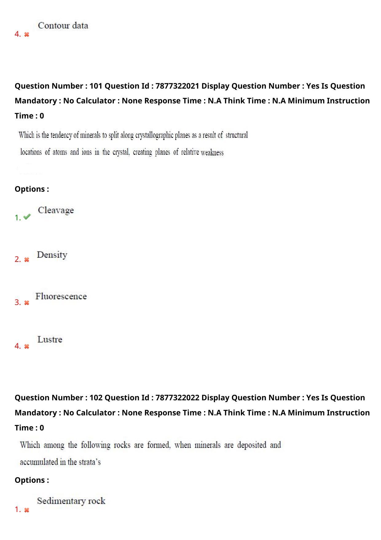 AP PGECET 2023 GG - GEO ENGINEERING & GEO INFORMATICS Question Paper with Preliminary Key - Page 59