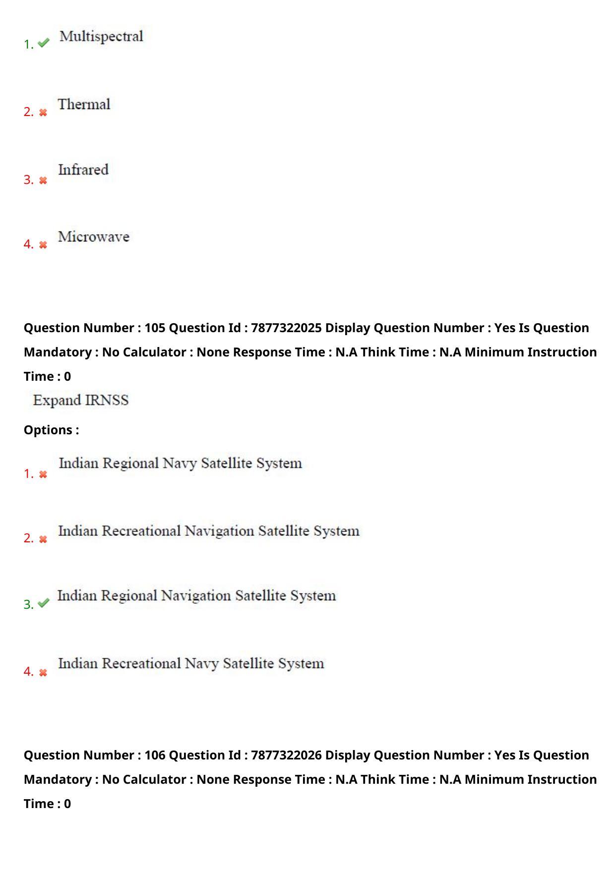 AP PGECET 2023 GG - GEO ENGINEERING & GEO INFORMATICS Question Paper with Preliminary Key - Page 61