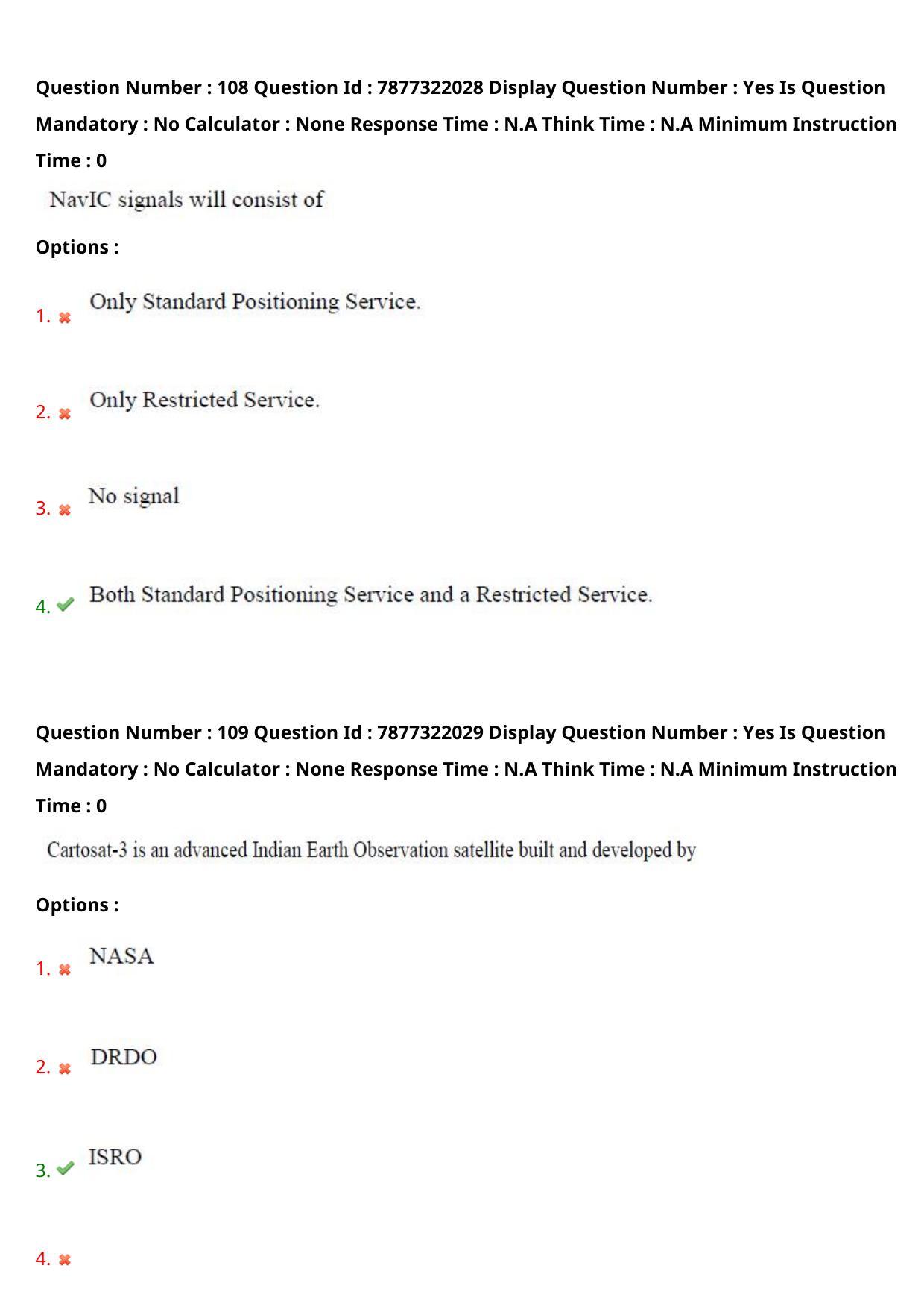 AP PGECET 2023 GG - GEO ENGINEERING & GEO INFORMATICS Question Paper with Preliminary Key - Page 63