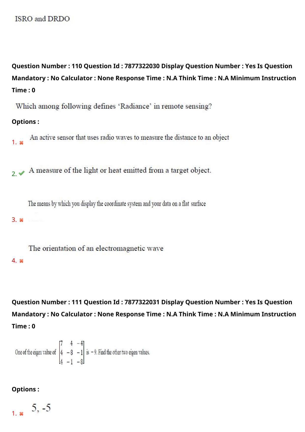 AP PGECET 2023 GG - GEO ENGINEERING & GEO INFORMATICS Question Paper with Preliminary Key - Page 64