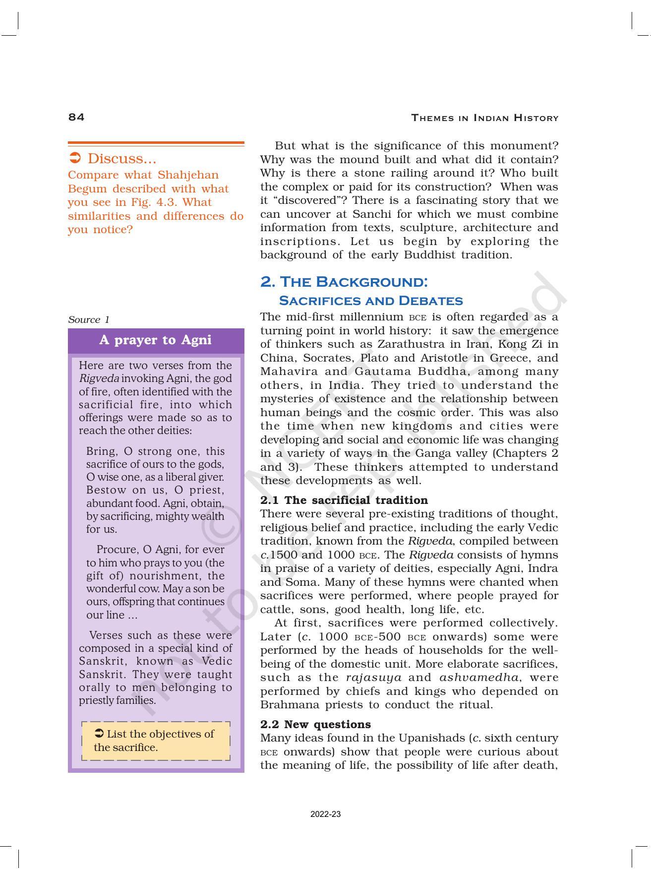 NCERT Book for Class 12 History (Part-1) Chapter 4 Thinkers, Beliefs, and Buildings - Page 3
