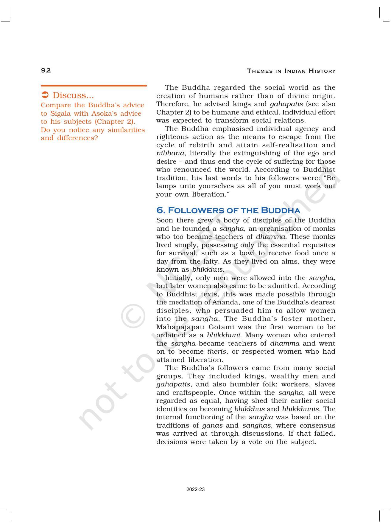 NCERT Book for Class 12 History (Part-1) Chapter 4 Thinkers, Beliefs, and Buildings - Page 11