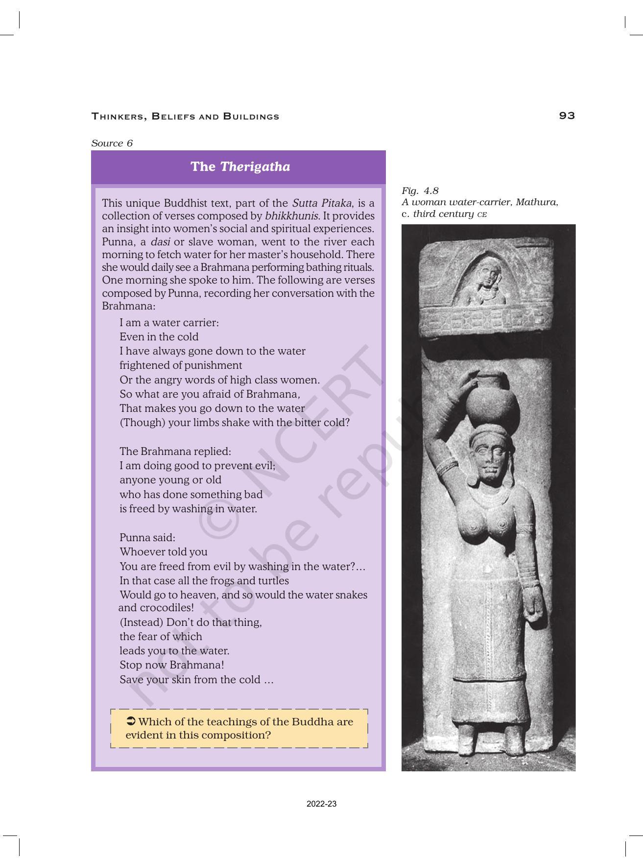 NCERT Book for Class 12 History (Part-1) Chapter 4 Thinkers, Beliefs, and Buildings - Page 12