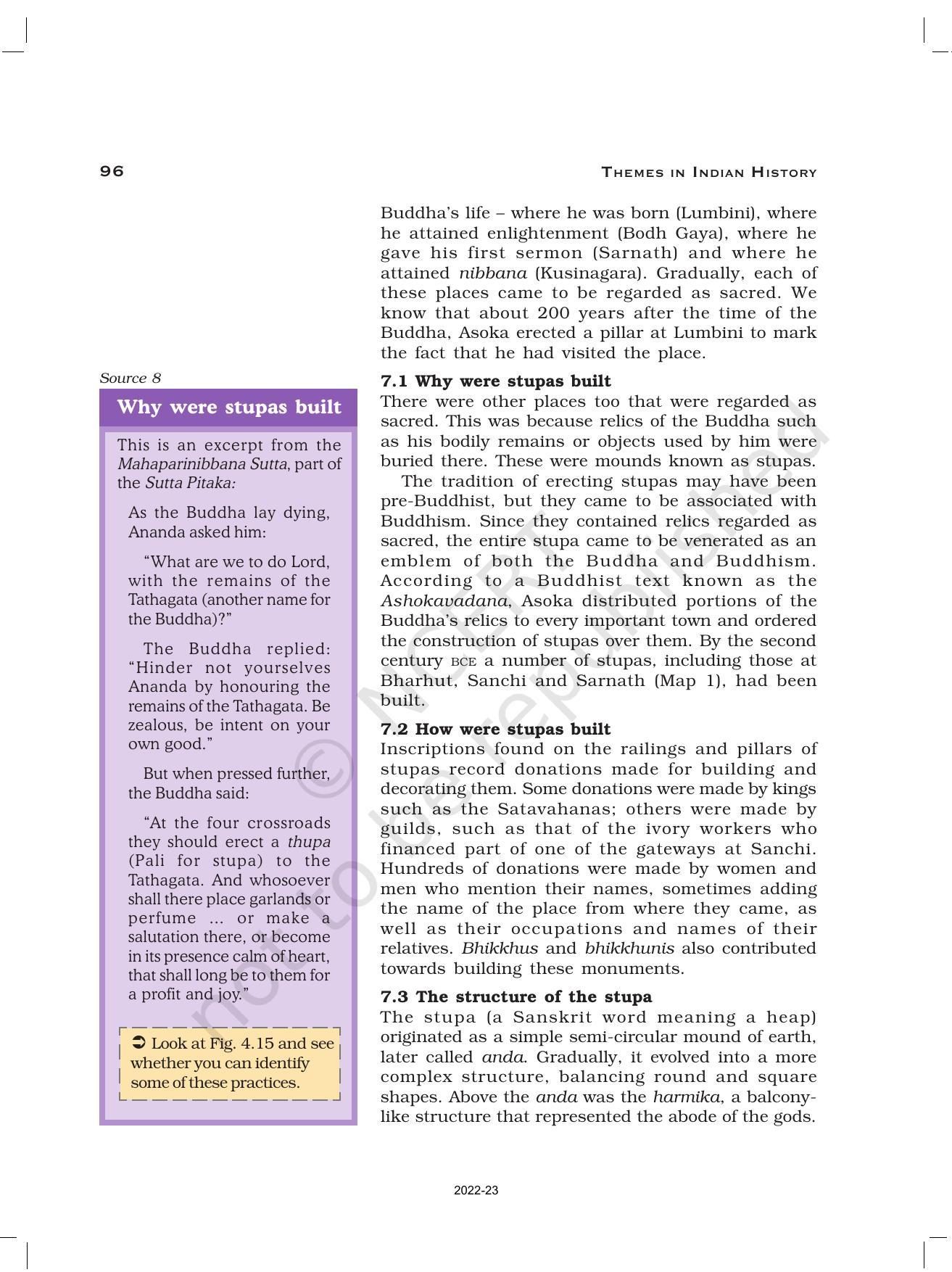 NCERT Book for Class 12 History (Part-1) Chapter 4 Thinkers, Beliefs, and Buildings - Page 15