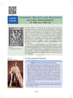NCERT Book for Class 12 History (Part-1) Chapter 4 Thinkers, Beliefs, and Buildings