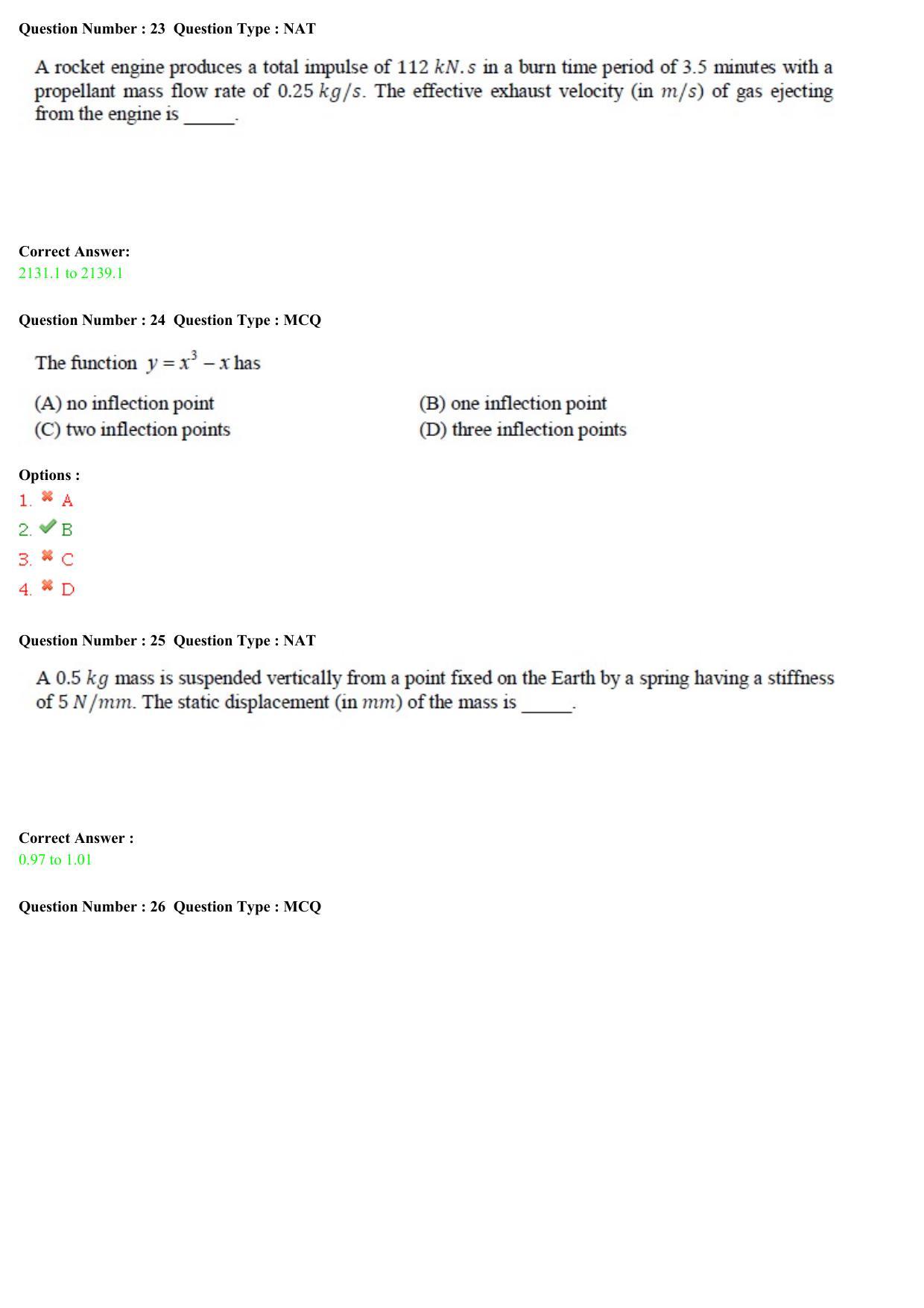 GATE 2015 Aerospace Engineering (AE) Question Paper with Answer Key - Page 8