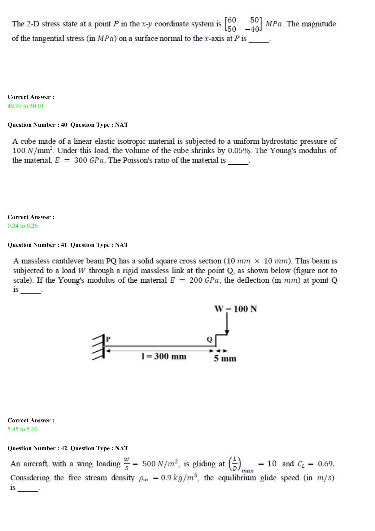 GATE 2015 Aerospace Engineering (AE) Question Paper with Answer Key - Page 13