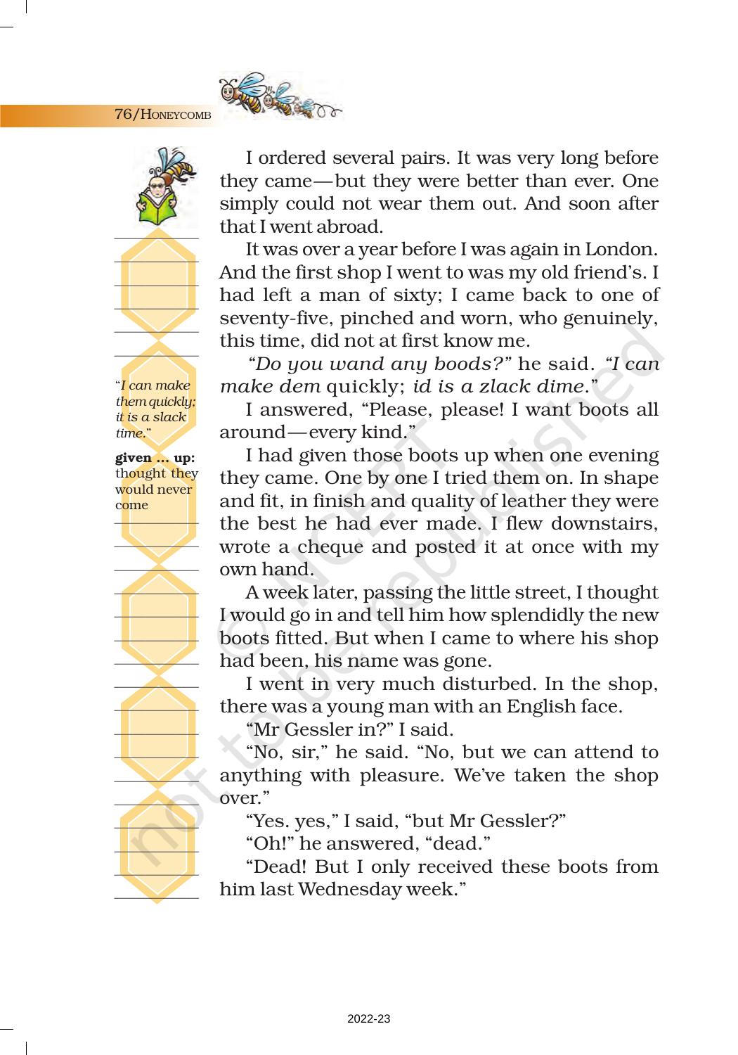 NCERT Book for Class 7 English (Honeycomb): Chapter 5-Quality - Page 6