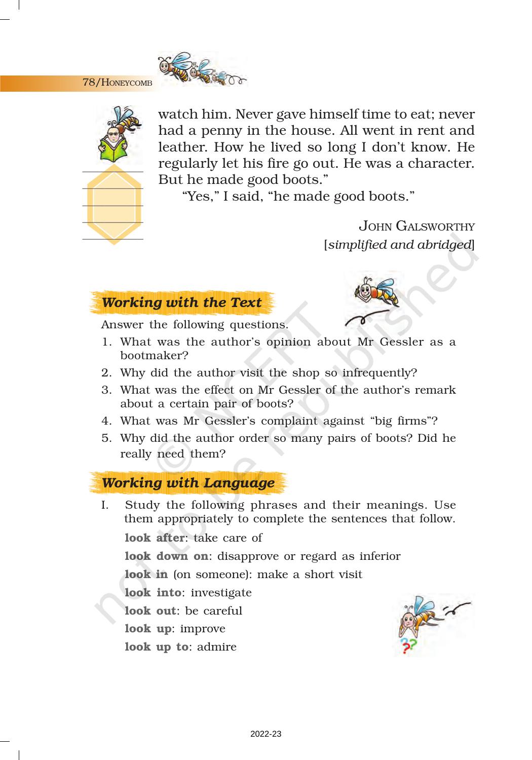 NCERT Book for Class 7 English (Honeycomb): Chapter 5-Quality - Page 8