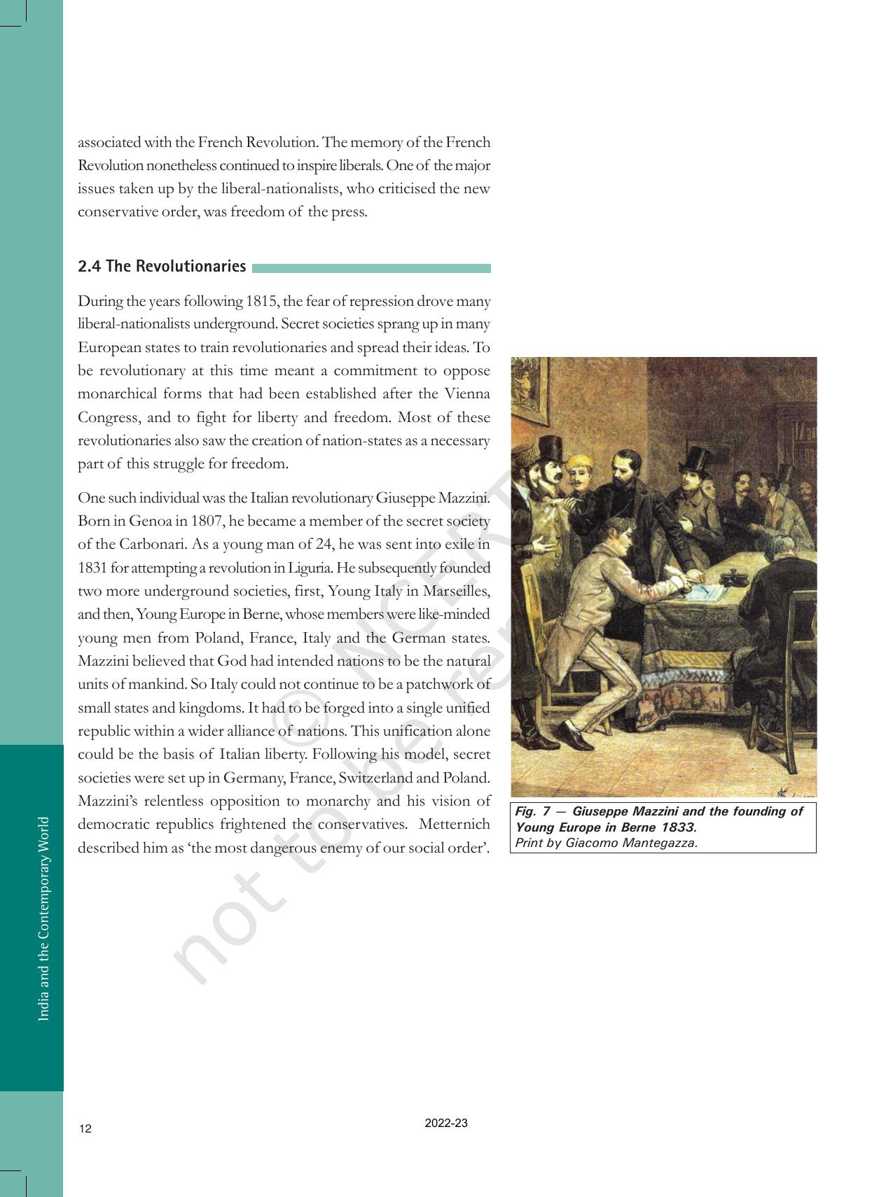 NCERT Book for Class 10 History Chapter 1 The Rise of Nationalism in Europe - Page 12