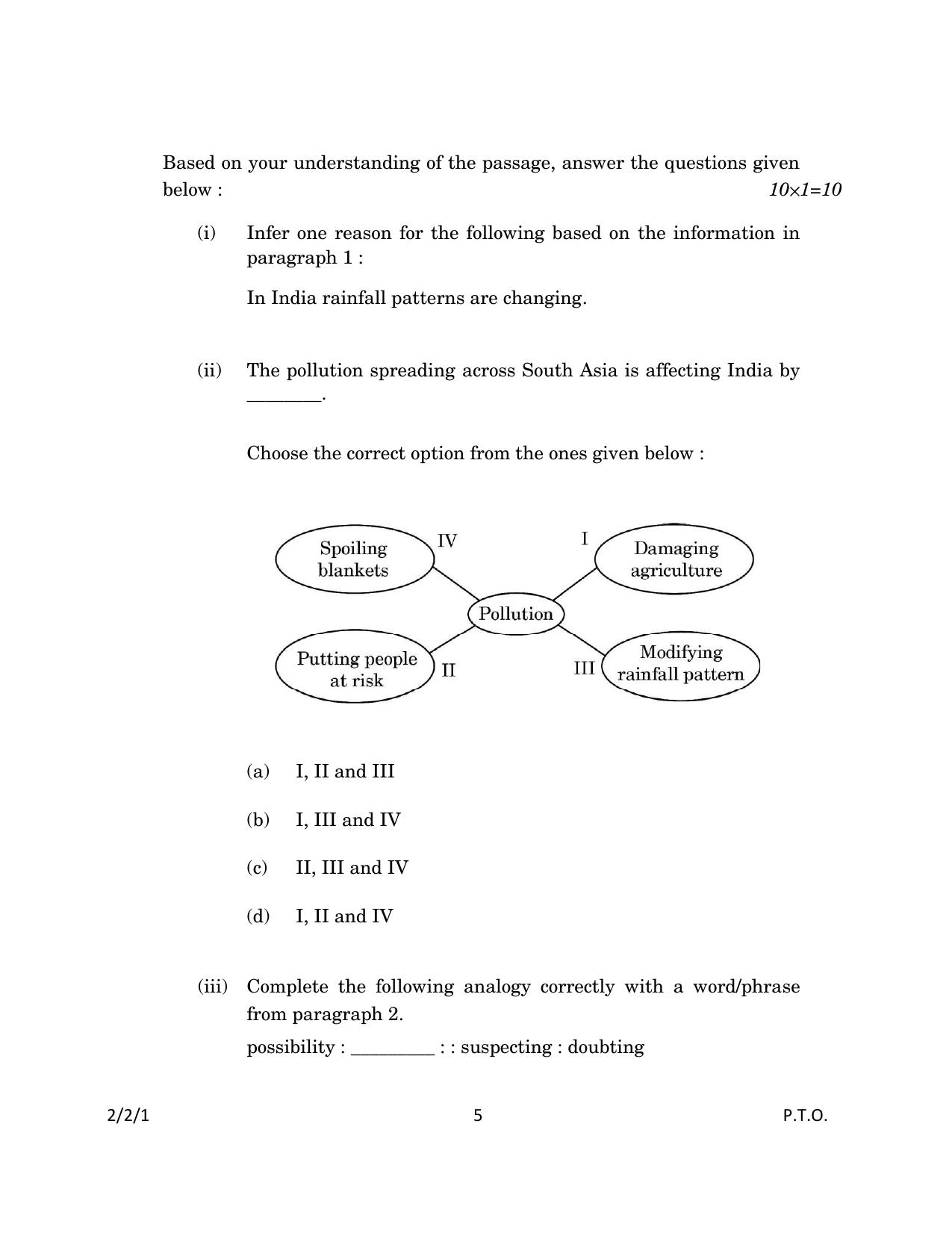 CBSE Class 10 2-2-1_English Language And Literature 2023 Question Paper - Page 5