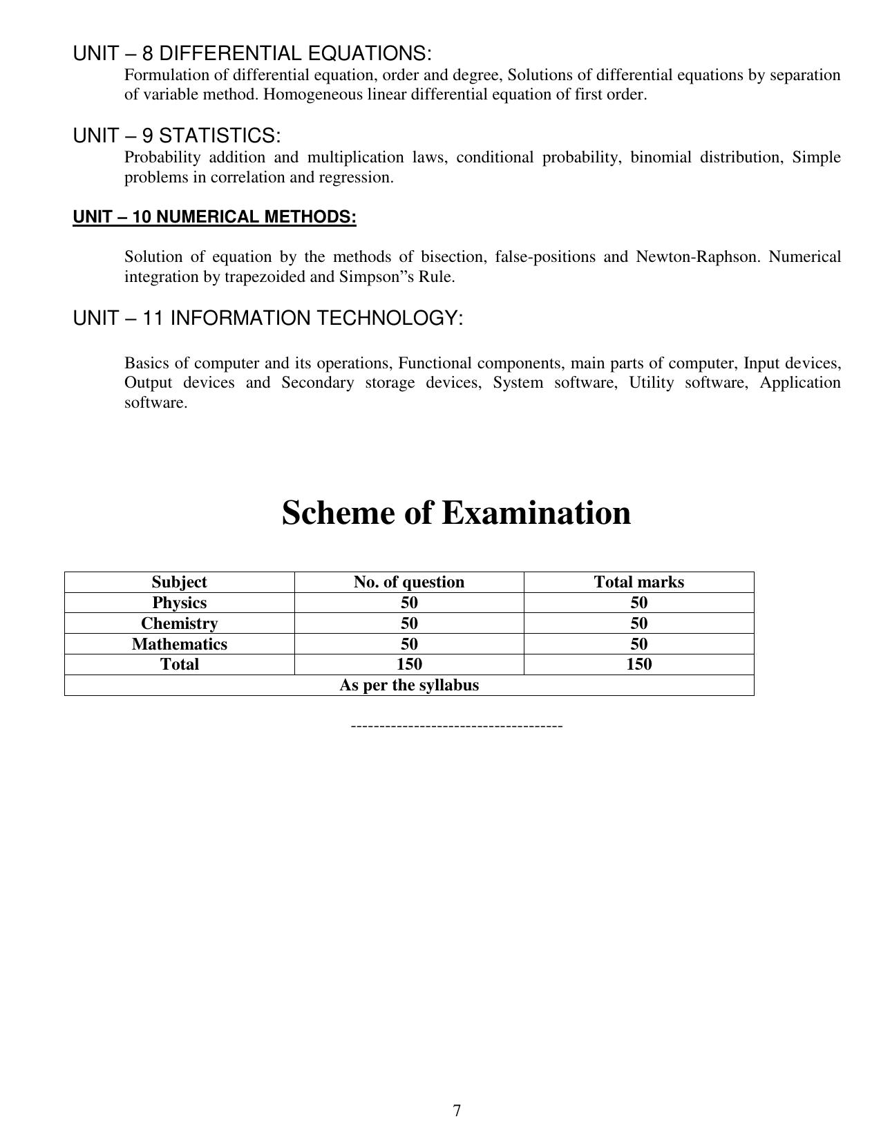 CG PET Syllabus - Page 7