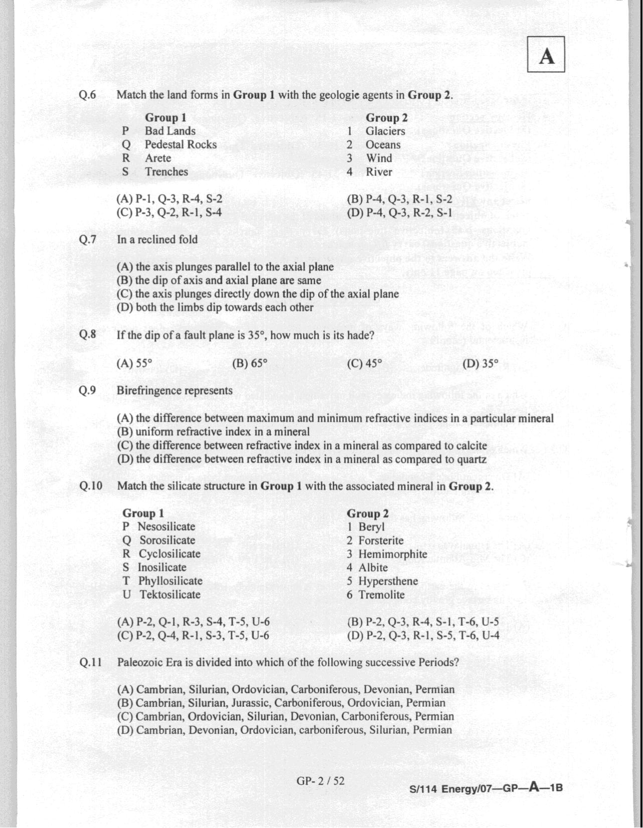 JAM 2008: GP Question Paper - Page 4