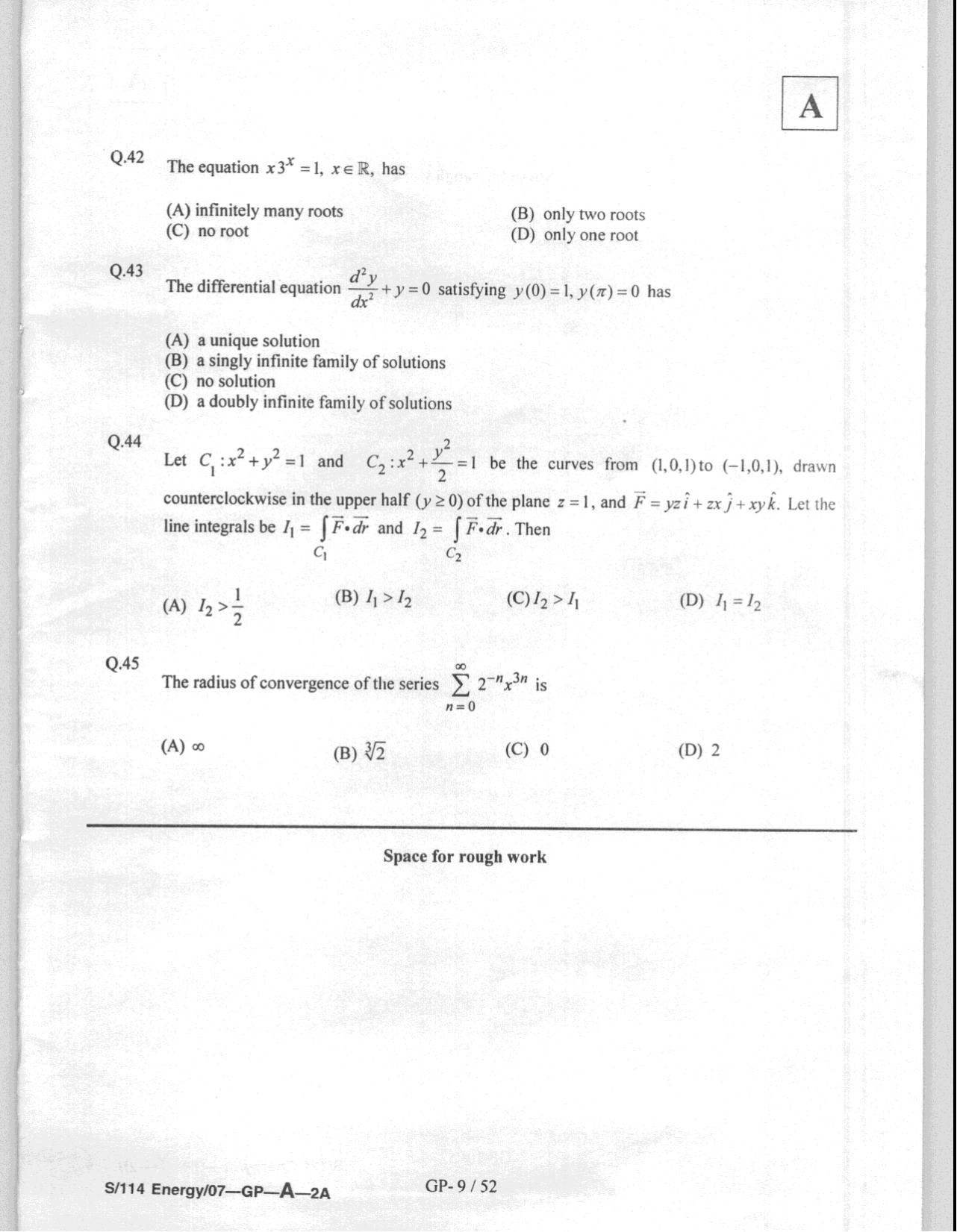 JAM 2008: GP Question Paper - Page 11