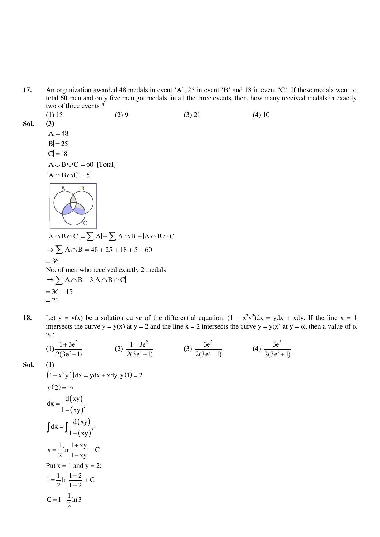 JEE Mains 2023: 11th April 2023 Shift-1 (Morning) Question Paper With Solution (April, Session-2)) - Page 11