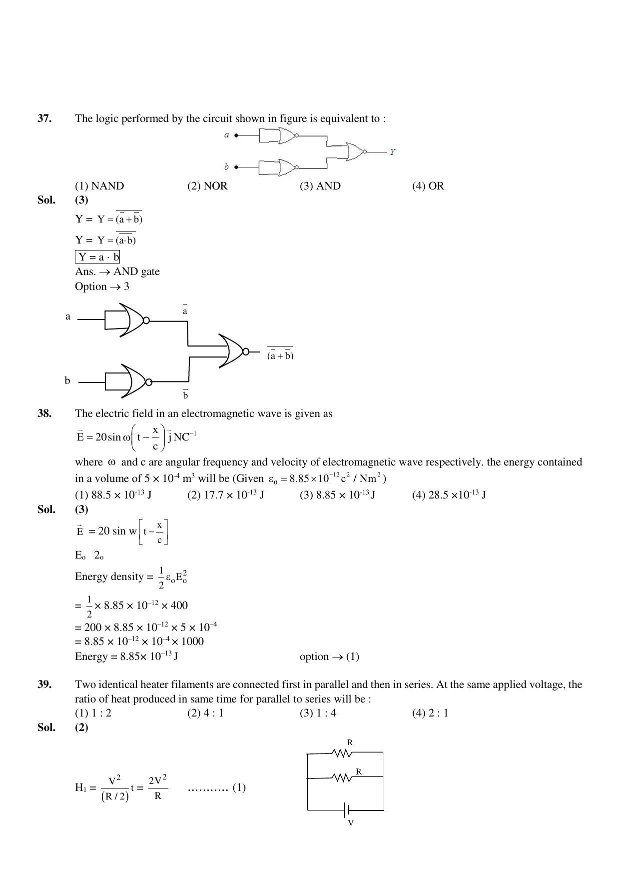 JEE Mains 2023: 11th April 2023 Shift-1 (Morning) Question Paper With Solution (April, Session-2)) - Page 20