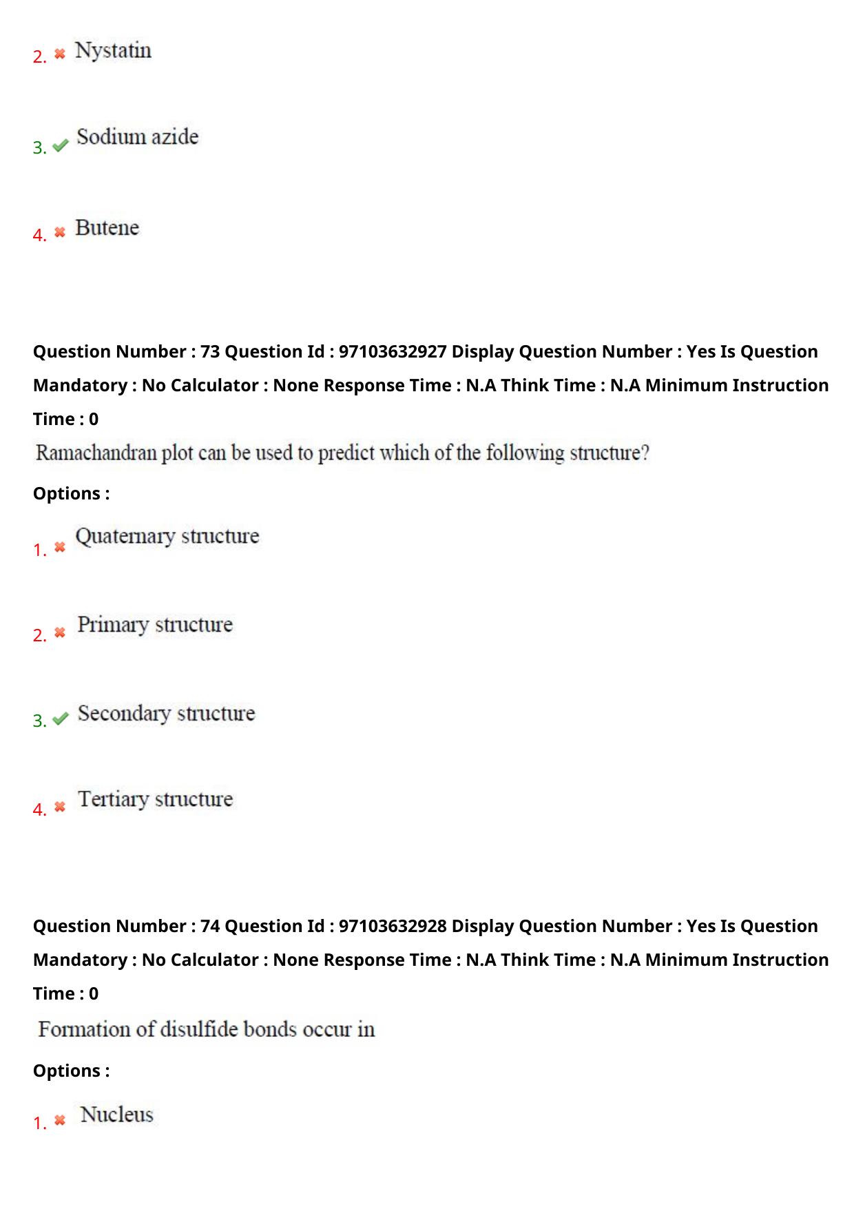 AP RCET 2024 Applied Life Sciences Question Paper (03-05-2024 (Friday) Session-II) - Page 44