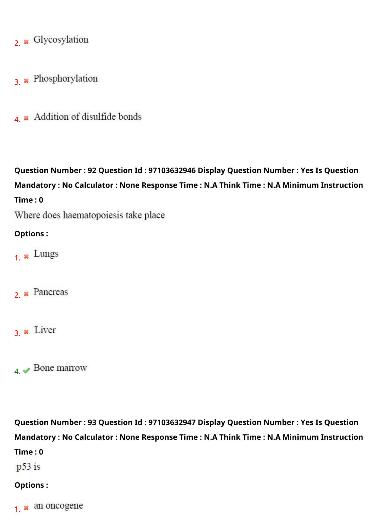 AP RCET 2024 Applied Life Sciences Question Paper (03-05-2024 (Friday) Session-II) - Page 54