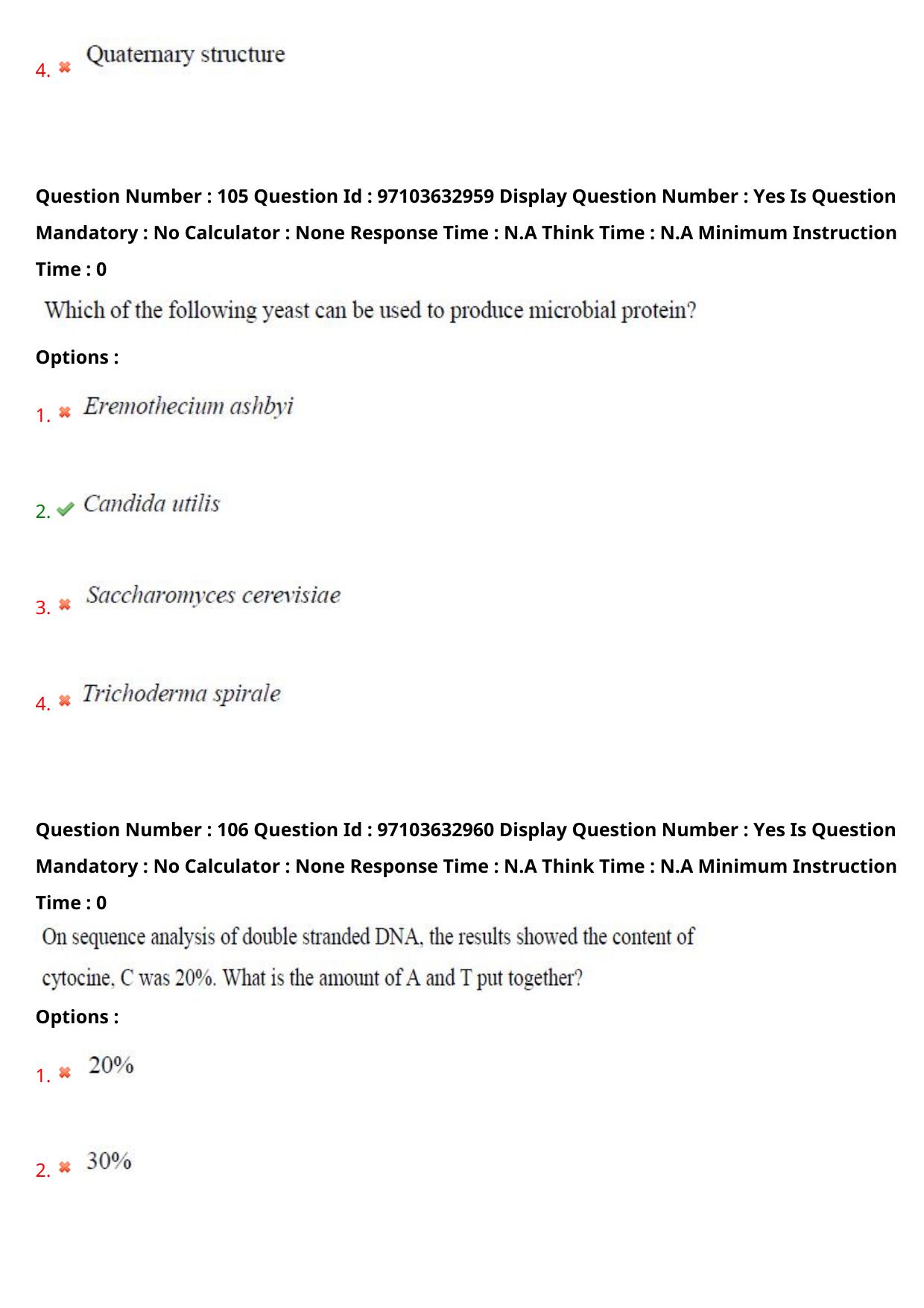 AP RCET 2024 Applied Life Sciences Question Paper (03-05-2024 (Friday) Session-II) - Page 61
