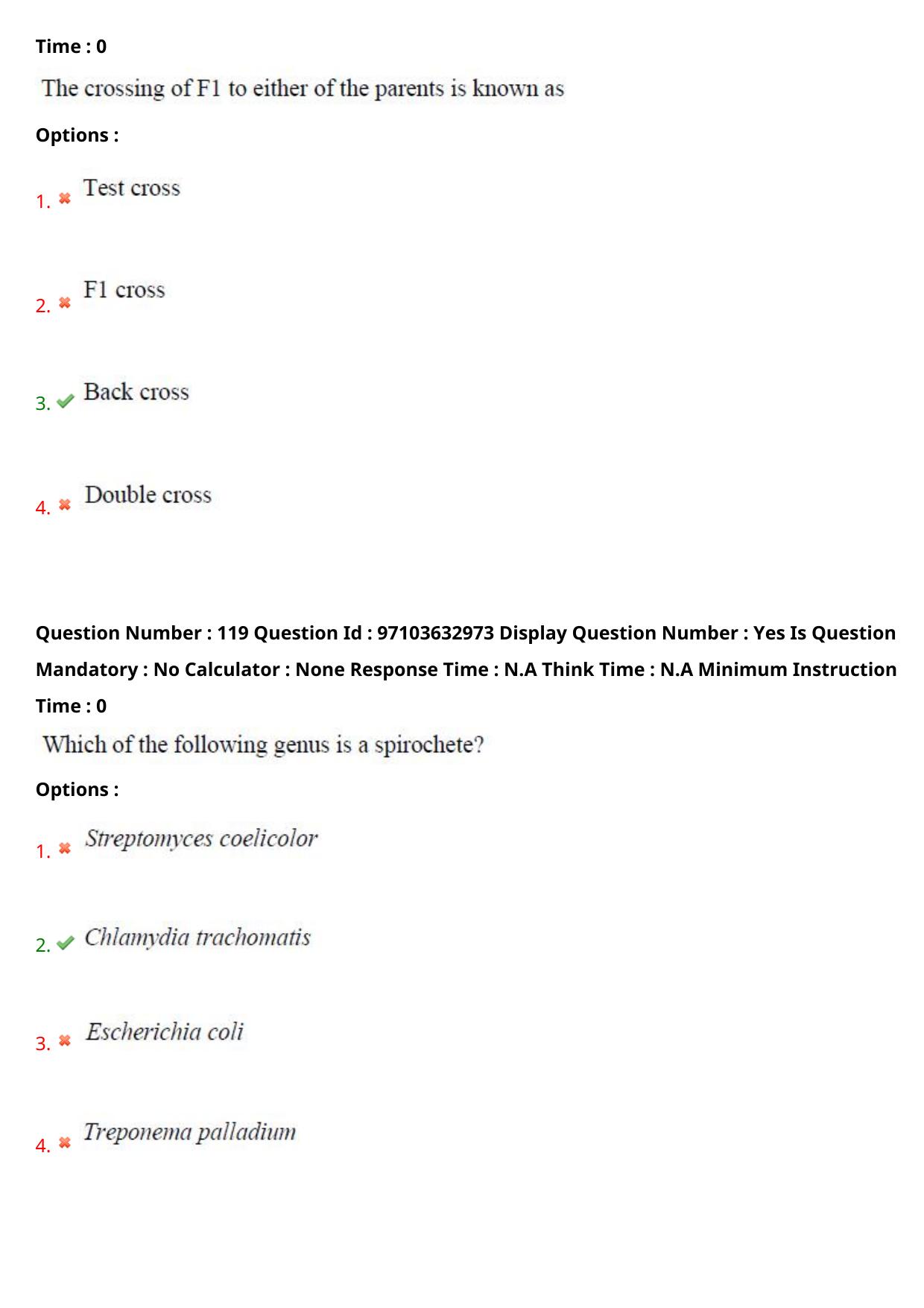 AP RCET 2024 Applied Life Sciences Question Paper (03-05-2024 (Friday) Session-II) - Page 68