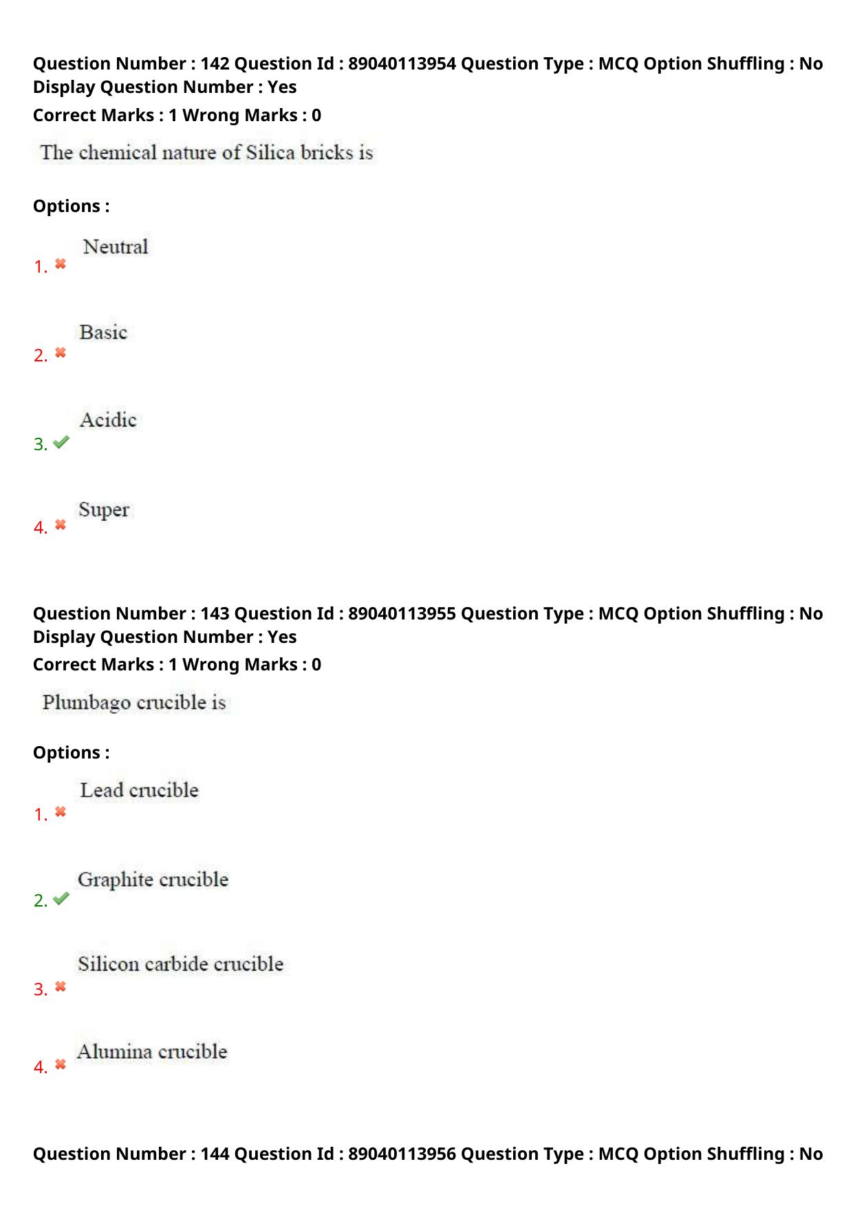 AP ECET 2025 Ceramic Technology 06th May 2025 (Shift 1) Question Paper wth Key - Page 67