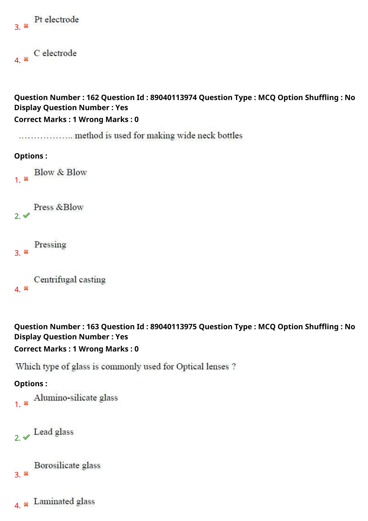 AP ECET 2025 Ceramic Technology 06th May 2025 (Shift 1) Question Paper wth Key - Page 76