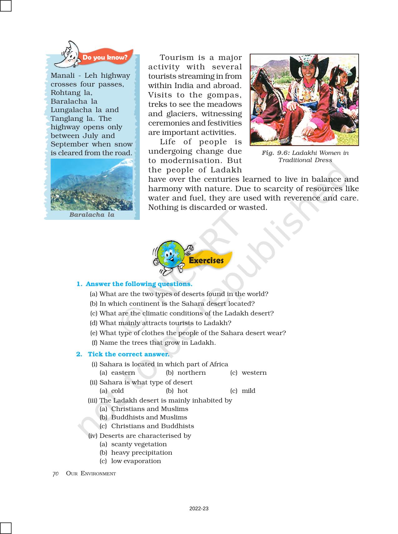 NCERT Book for Class 7 Social Science(Geography): Chapter 9-Life in the Deserts - Page 6
