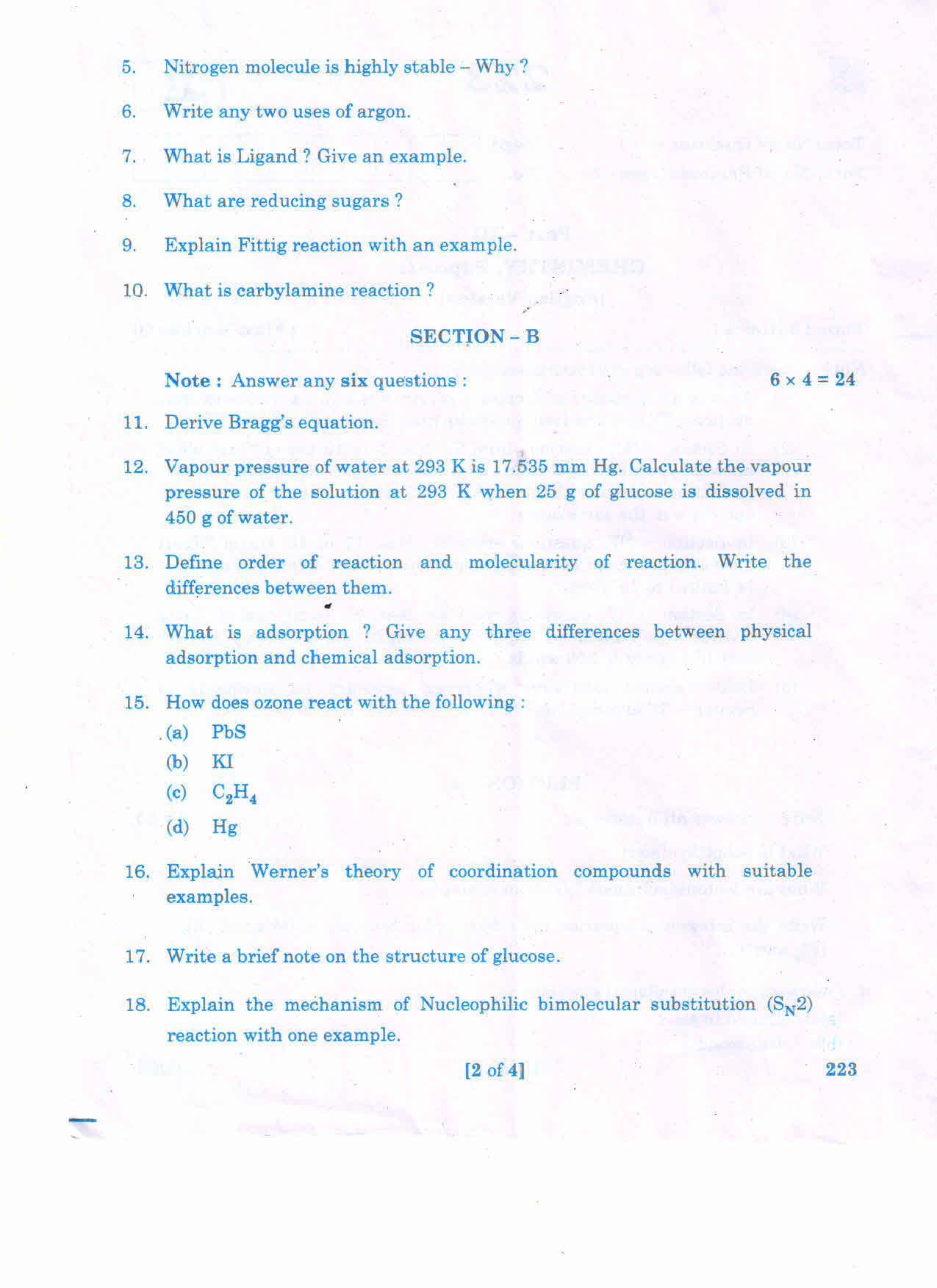 AP Inter 2nd Year Chemistry -II(EM) Question Paper September-2021 - Page 2