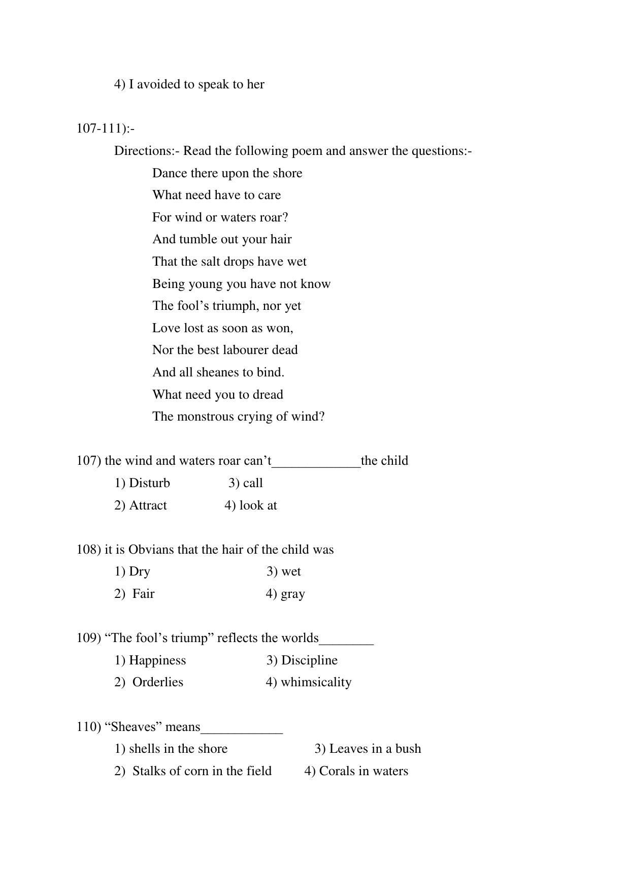 AP EDCET 2017 English Question Paper - Page 8