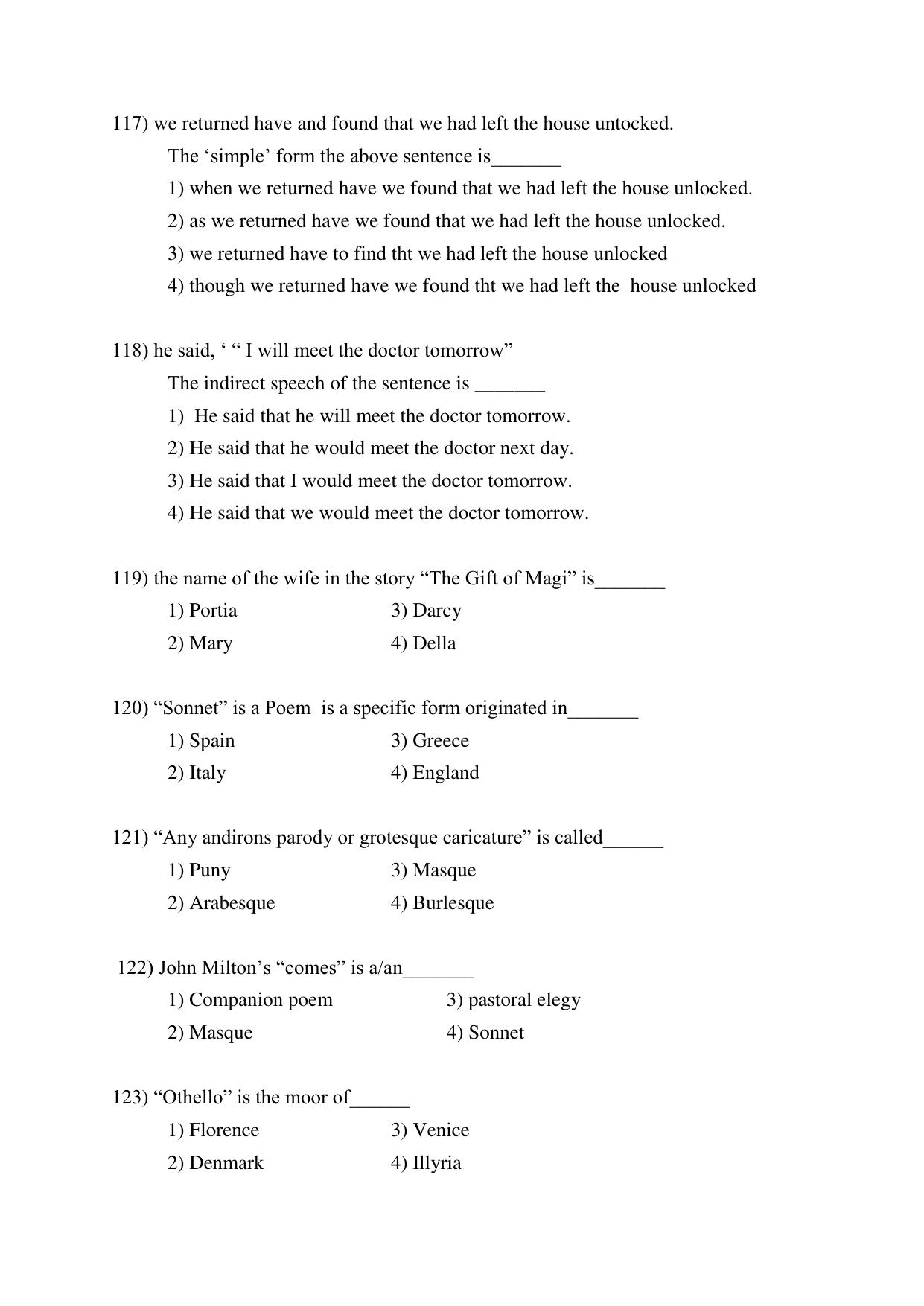 AP EDCET 2017 English Question Paper - Page 10