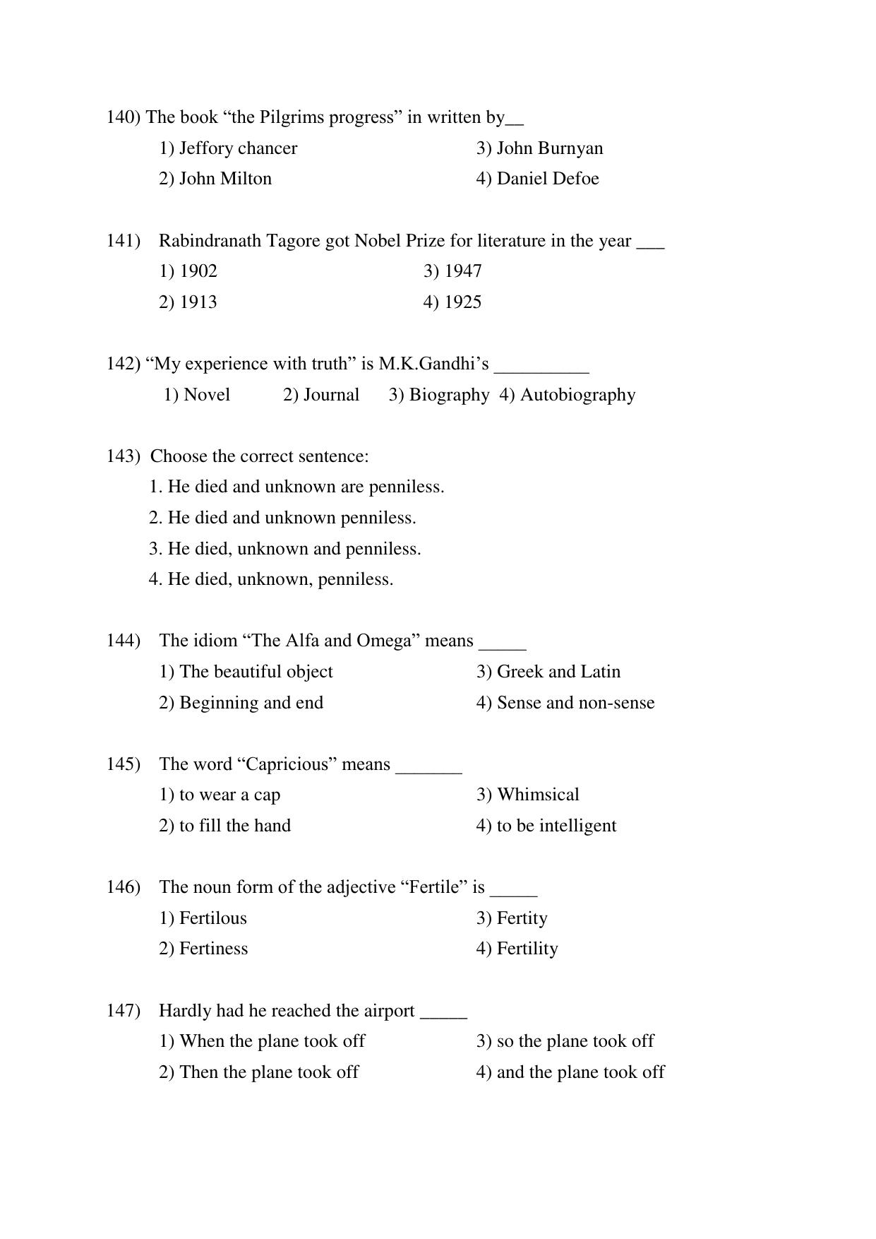 AP EDCET 2017 English Question Paper - Page 13