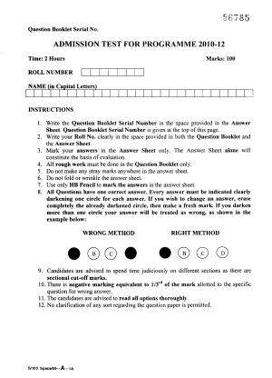 IIFT 2010 Question Paper