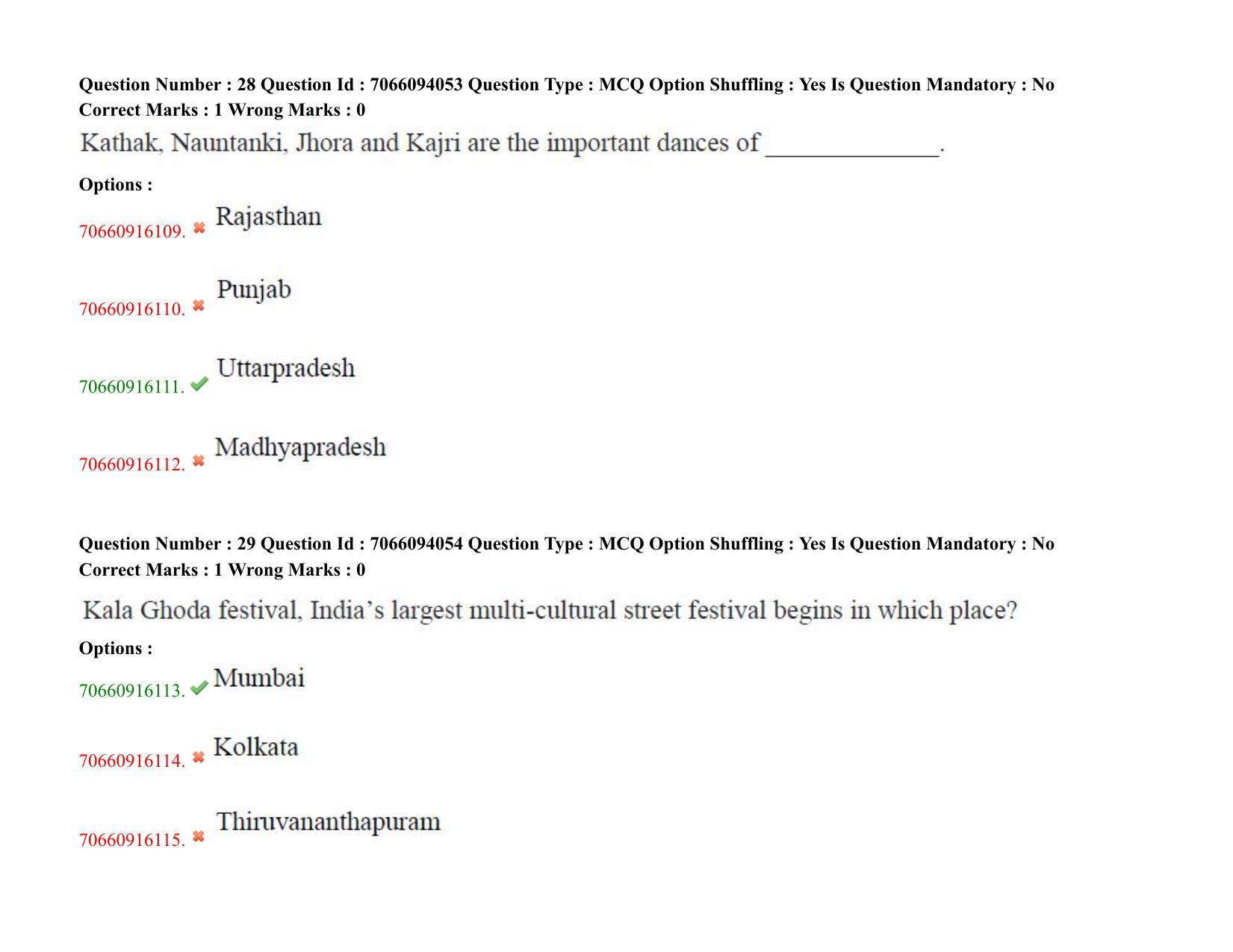 TS CPGET 2020 M.Sc. Psychology (Shift 3) Question Paper with Answer Key - Page 17