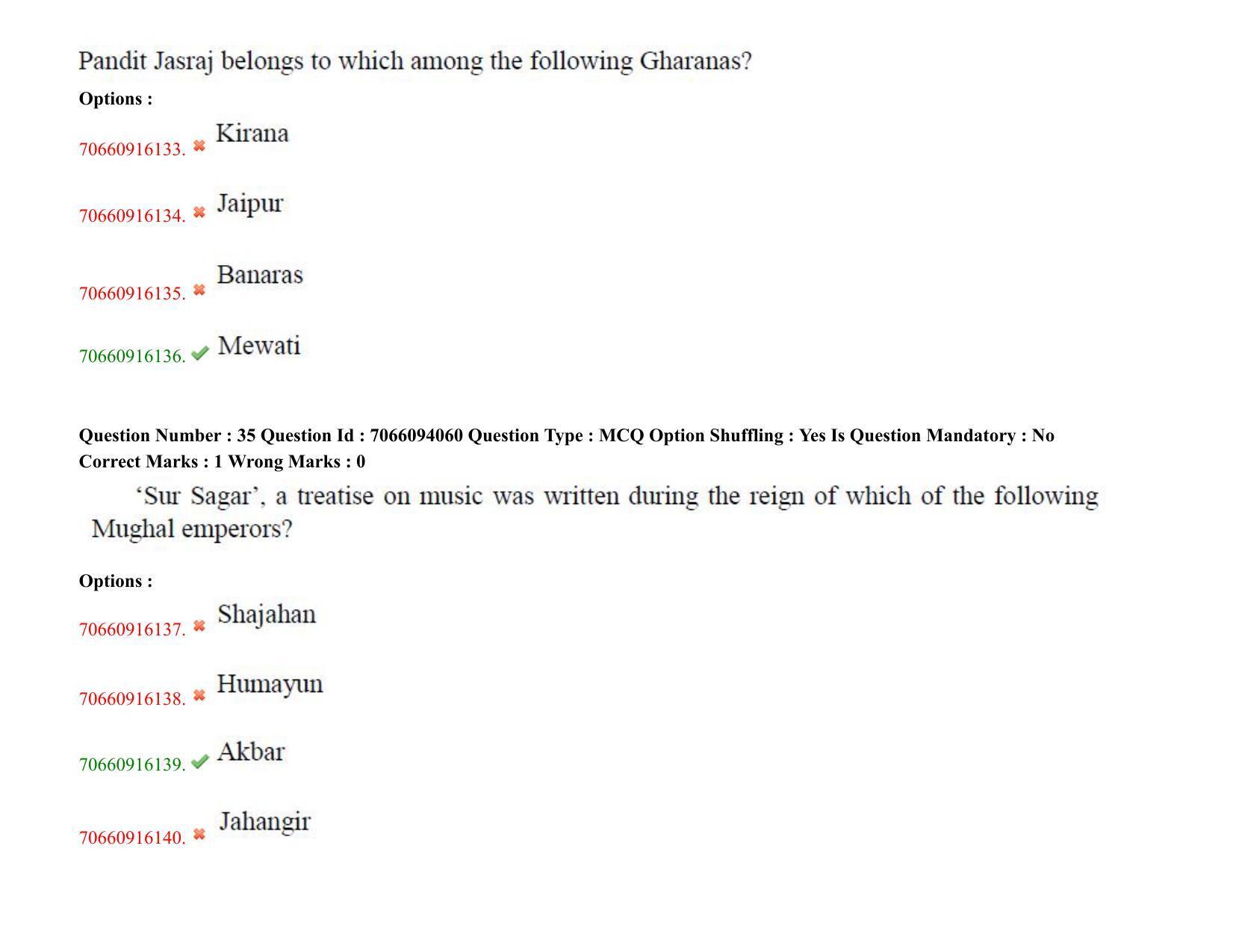 TS CPGET 2020 M.Sc. Psychology (Shift 3) Question Paper with Answer Key - Page 21