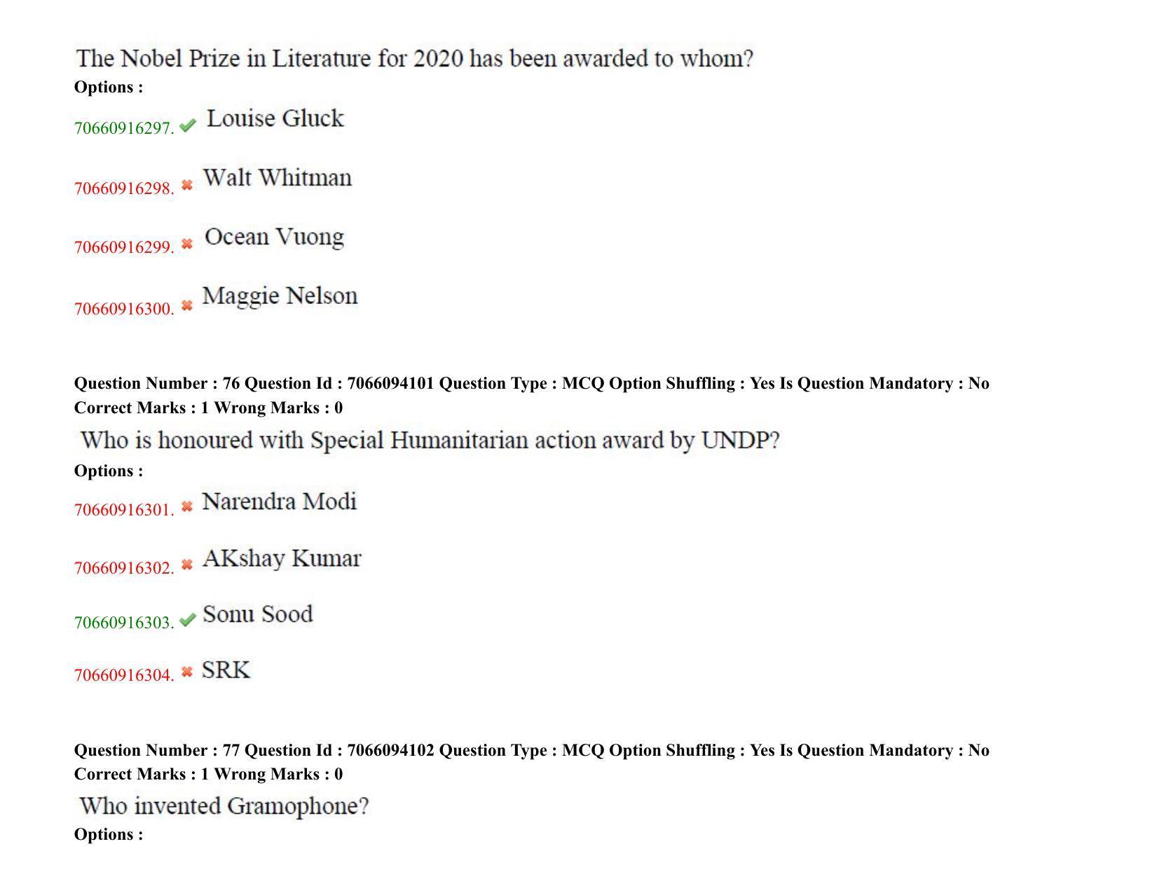 TS CPGET 2020 M.Sc. Psychology (Shift 3) Question Paper with Answer Key - Page 42