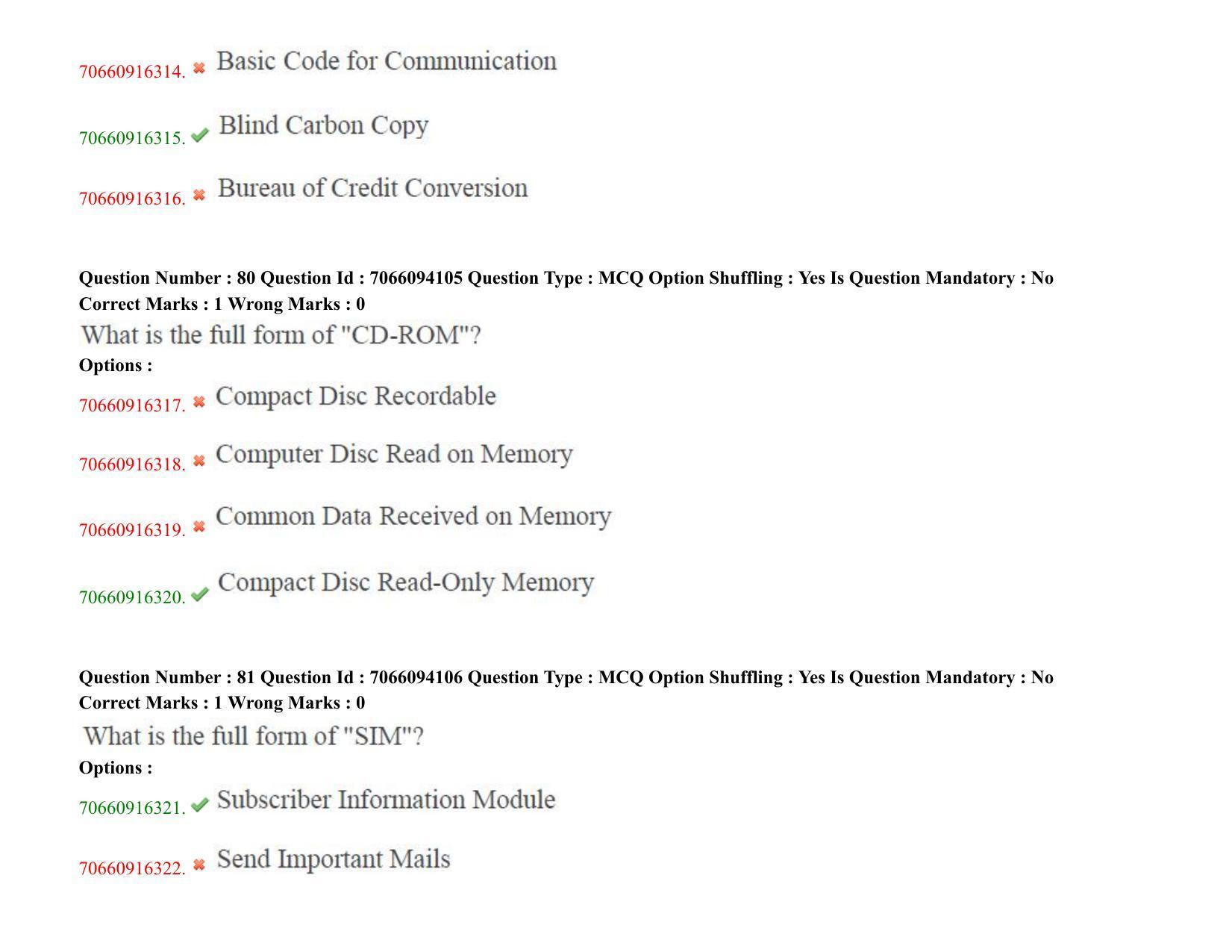 TS CPGET 2020 M.Sc. Psychology (Shift 3) Question Paper with Answer Key - Page 44