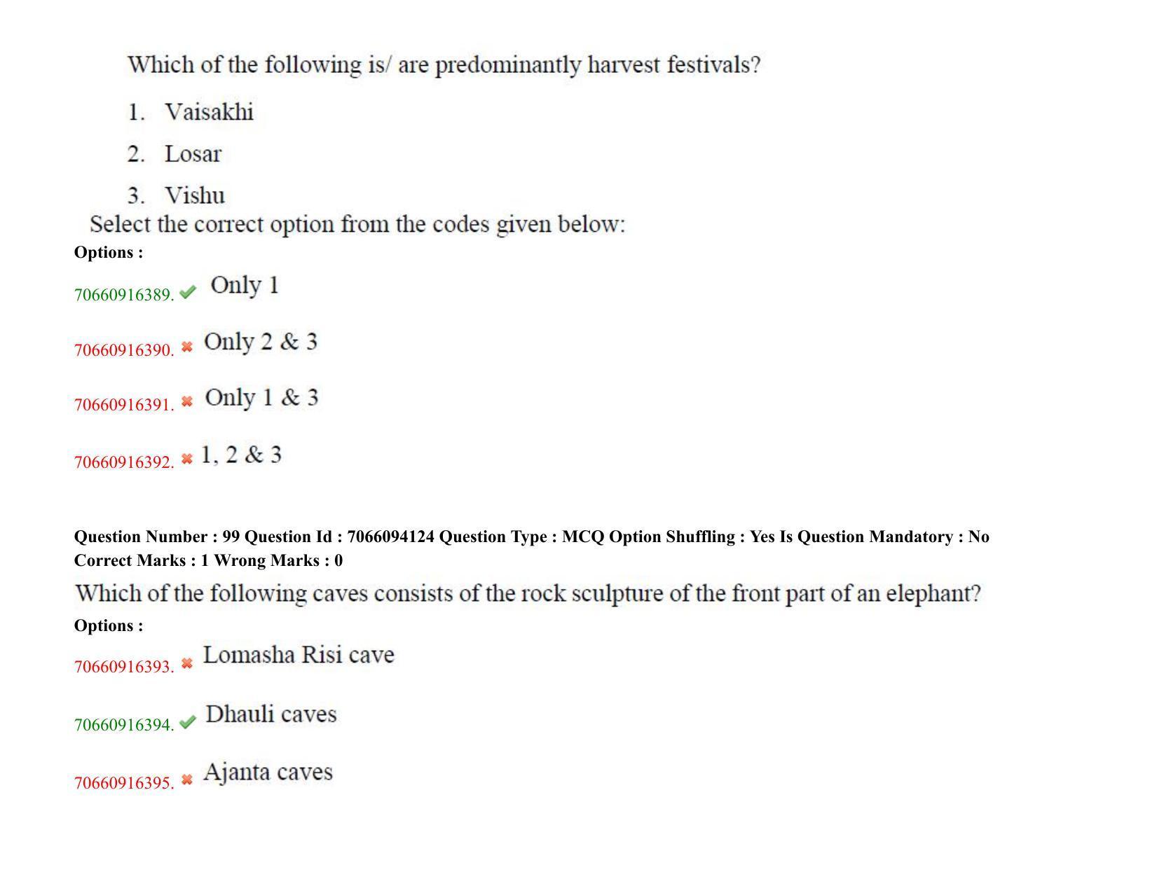 TS CPGET 2020 M.Sc. Psychology (Shift 3) Question Paper with Answer Key - Page 53