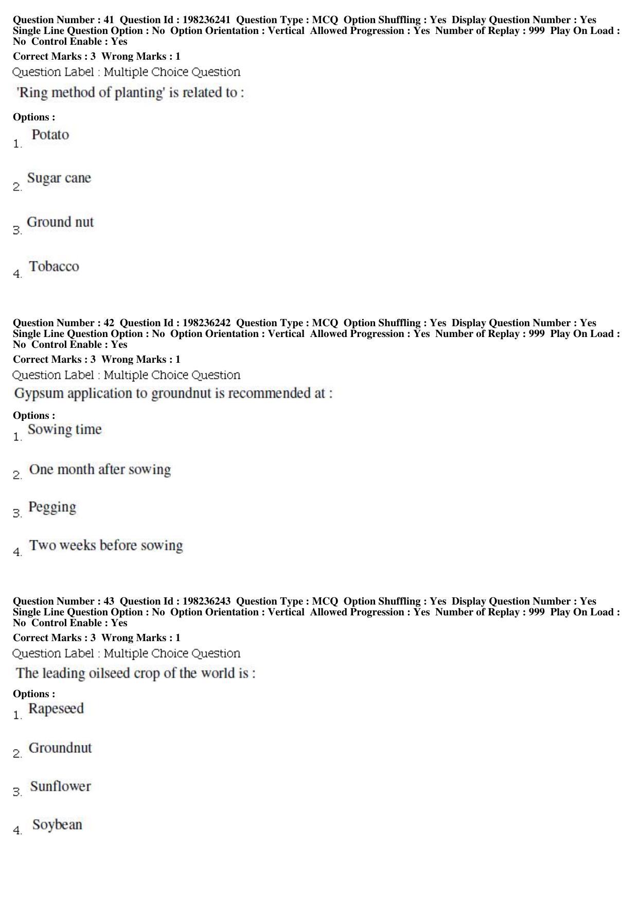 BHU RET Agronomy 2019 Question Paper - Page 16