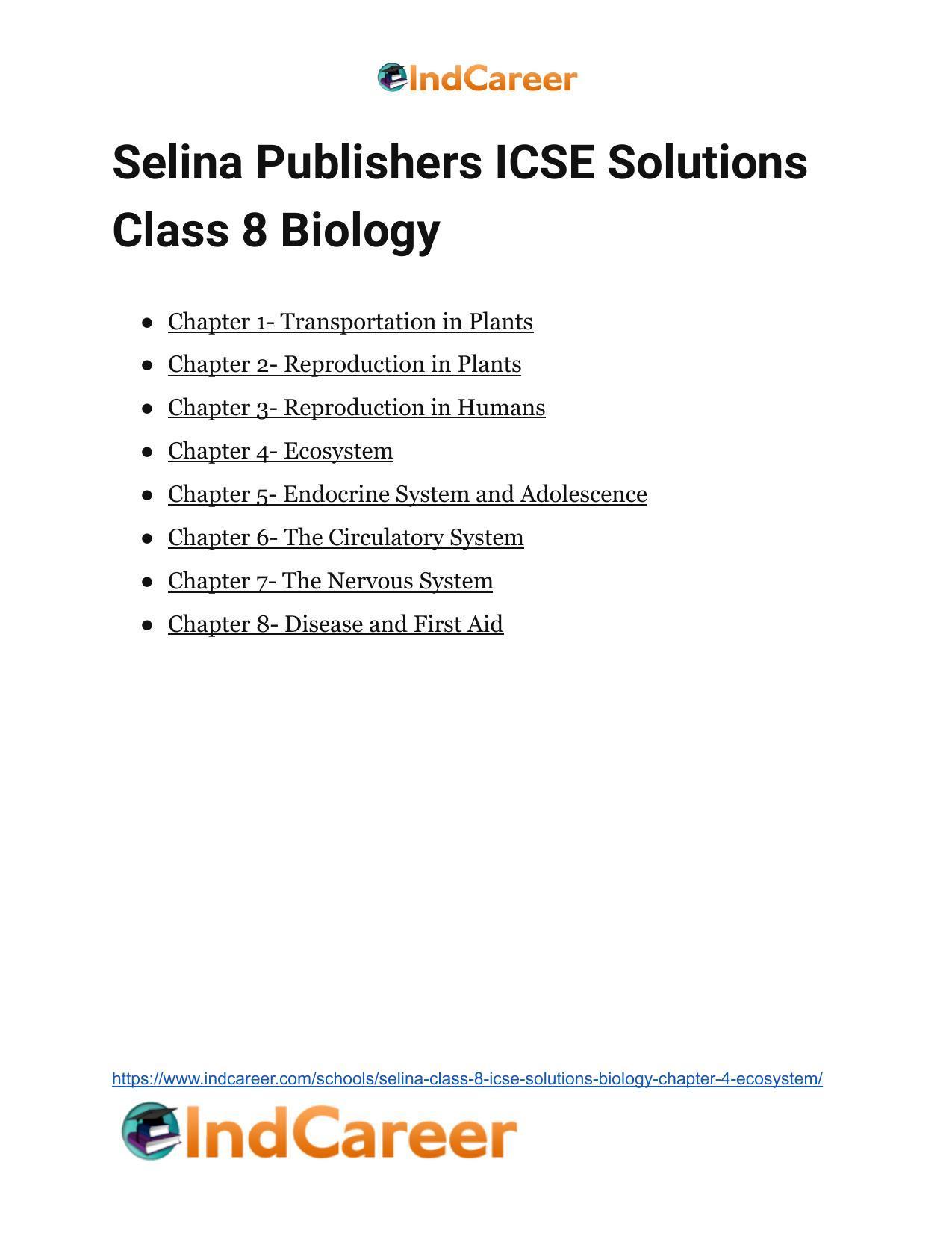 Selina Class 8 ICSE Solutions Biology : Chapter 4- Ecosystem - Page 7