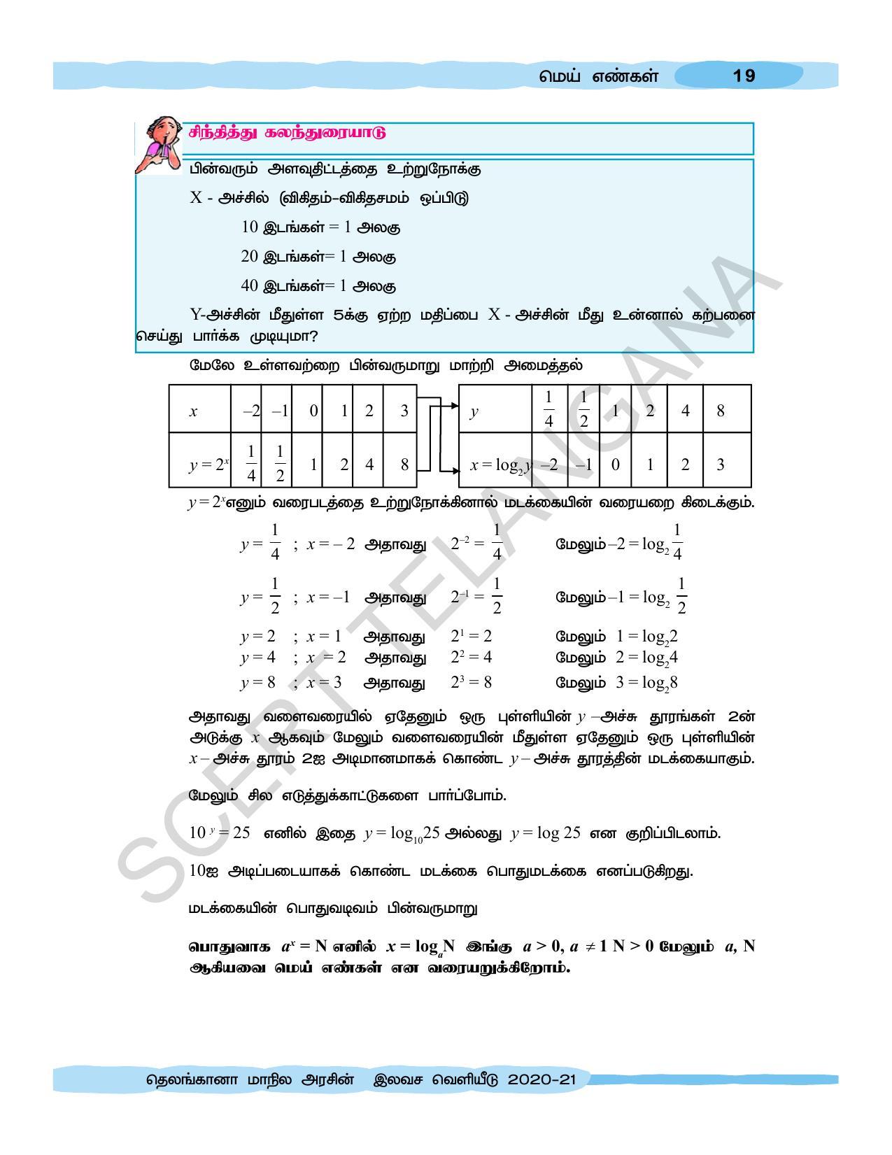 TS SCERT Class 10 Maths  (Tamil Medium) Text Book - Page 29