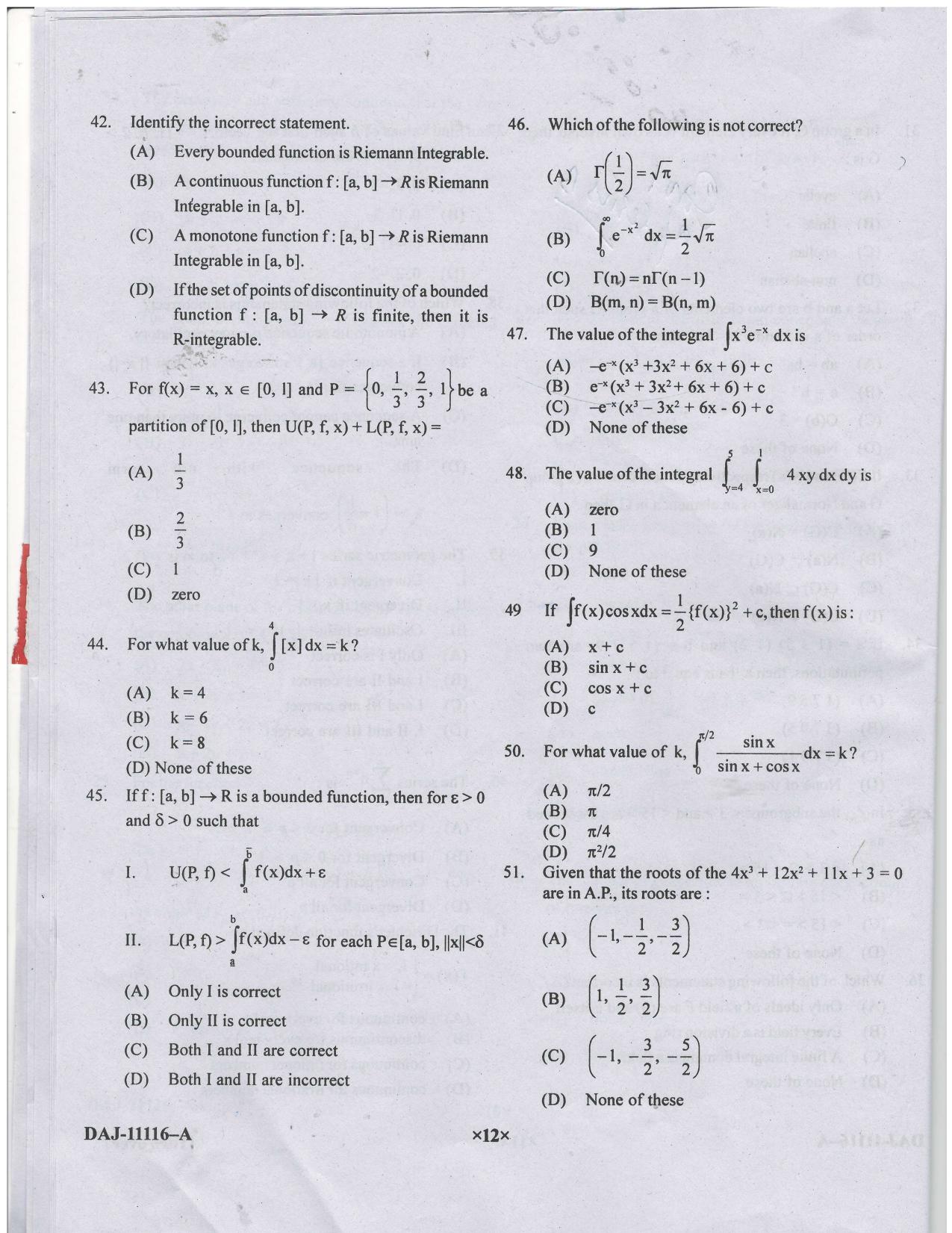 KUET 2023 M.A. Statistics Question Paper - Page 68
