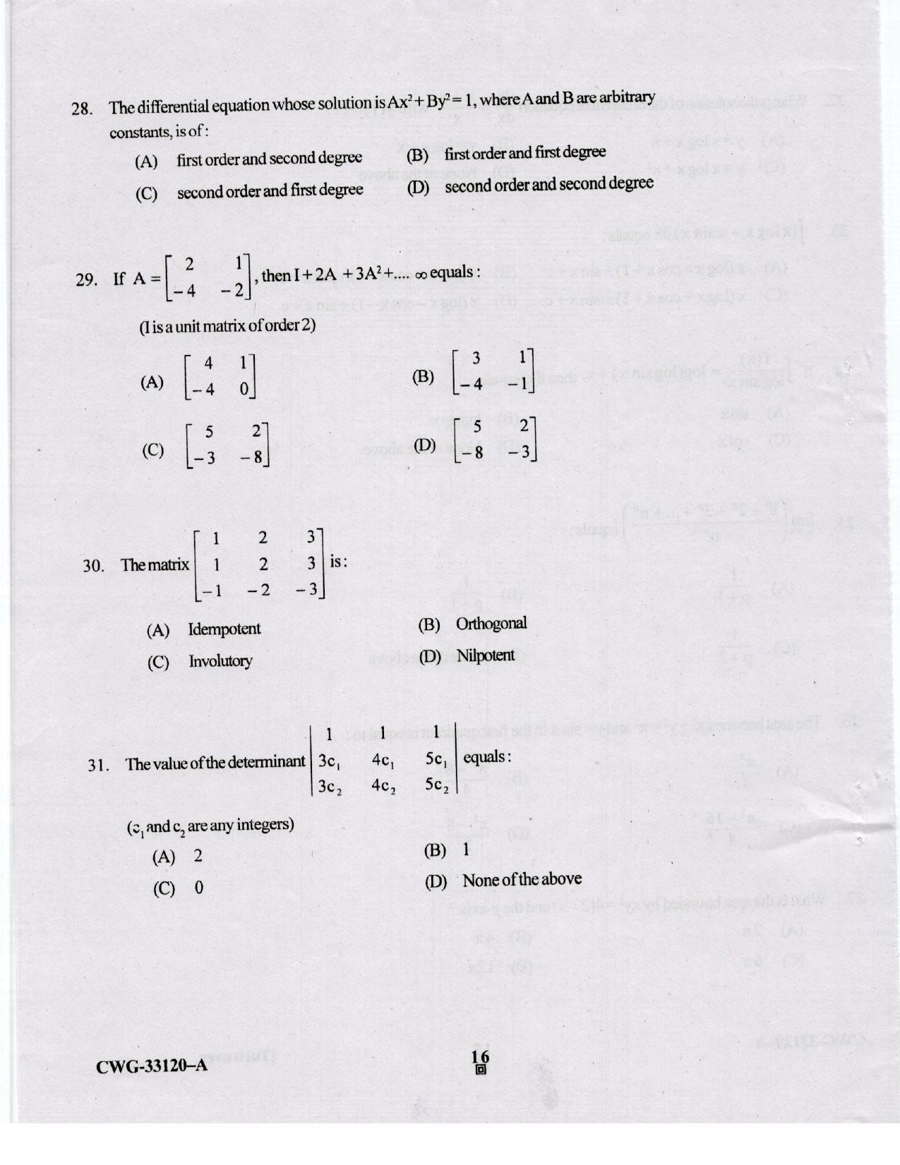 KUET 2023 M.A. Statistics Question Paper - Page 85