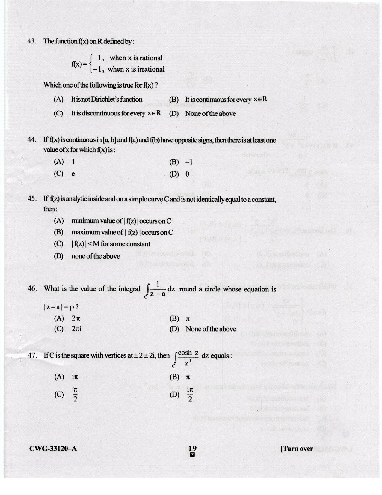 KUET 2023 M.A. Statistics Question Paper - Page 88