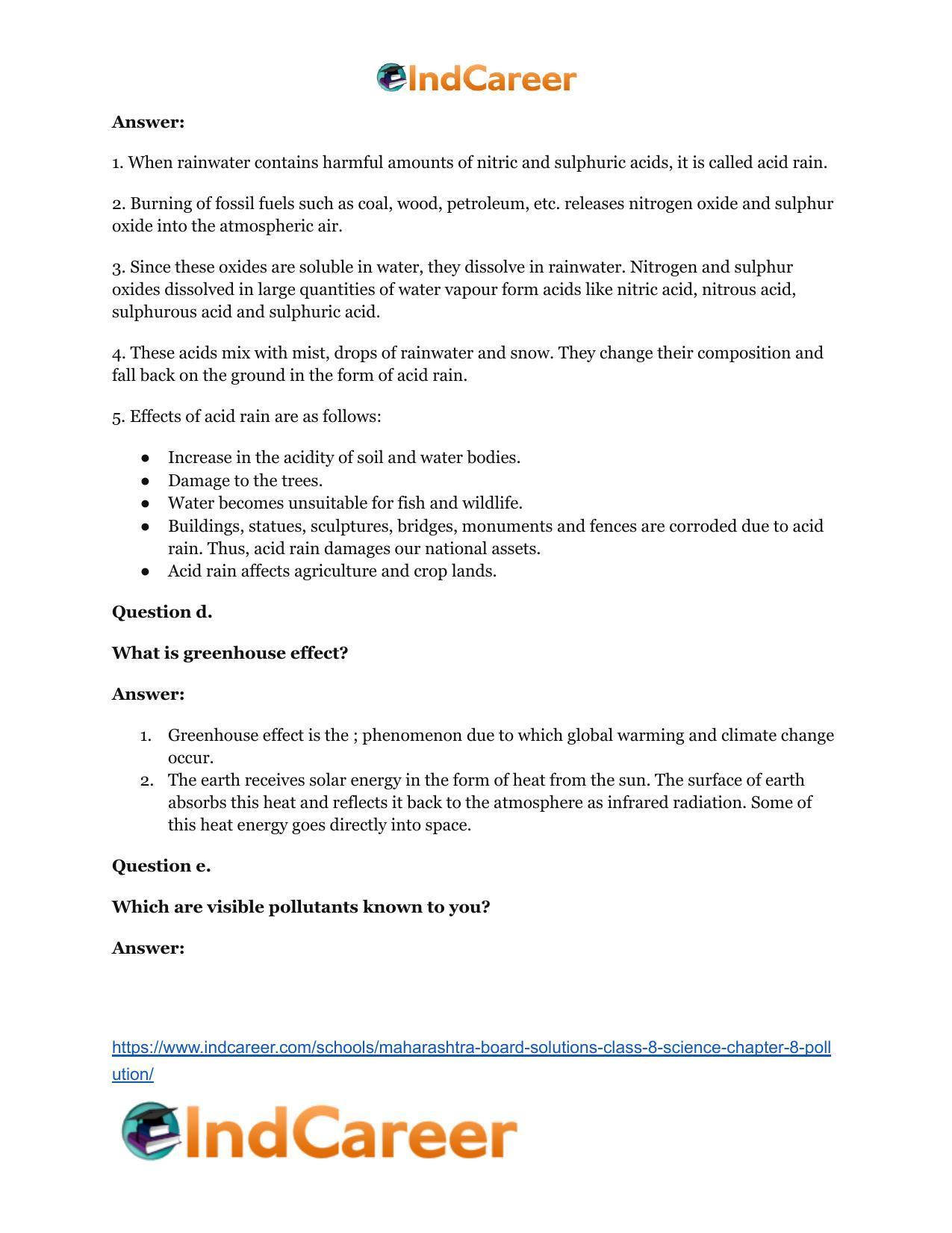 Maharashtra Board Solutions Class 8-Science: Chapter 8- Pollution - Page 6