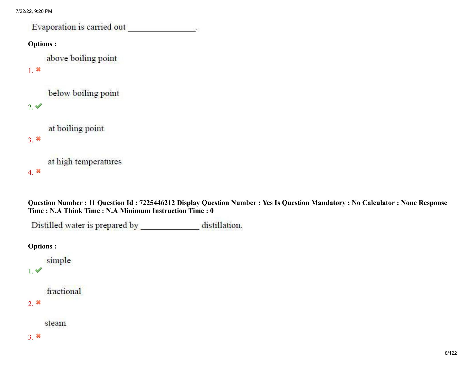 AP ECET 2022 - PHARMACY Question Paper With Preliminary Keys - Page 8