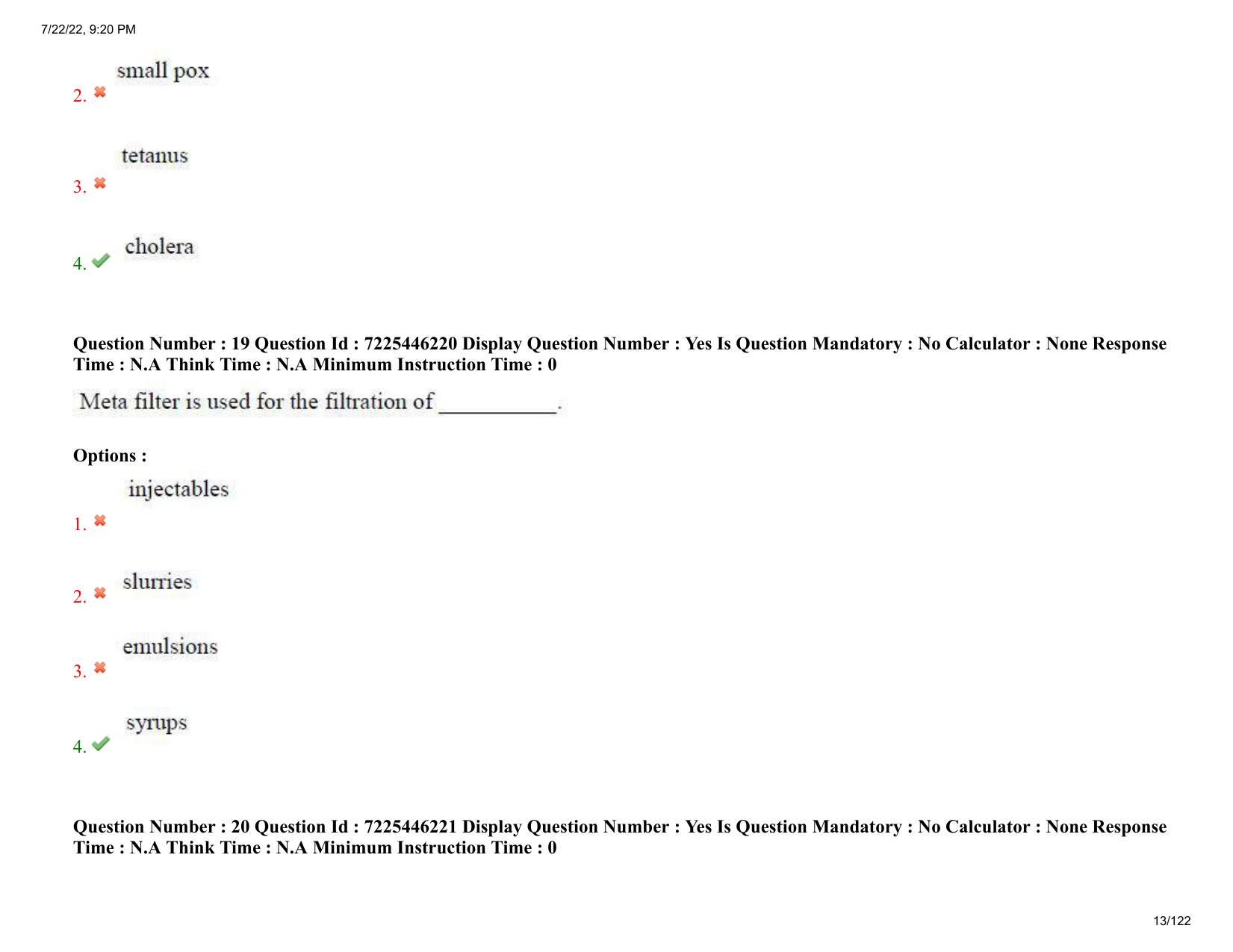 AP ECET 2022 - PHARMACY Question Paper With Preliminary Keys - Page 13